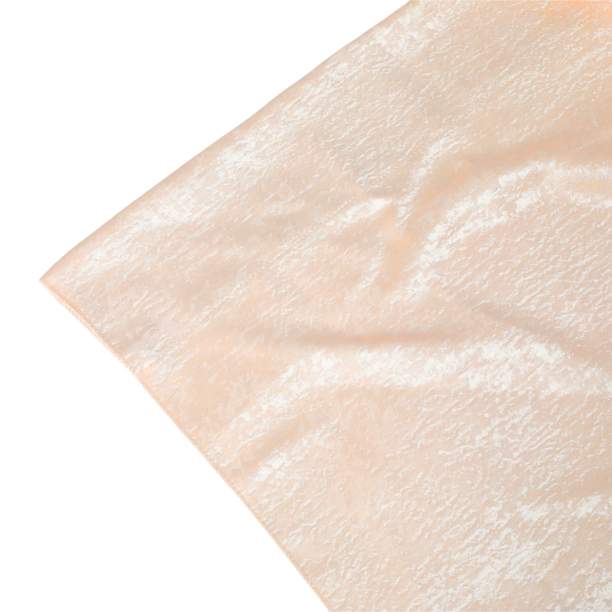 Crinkle Shimmer 12ft H x 52" W Drape/Backdrop Panel - Champagne - Image 3