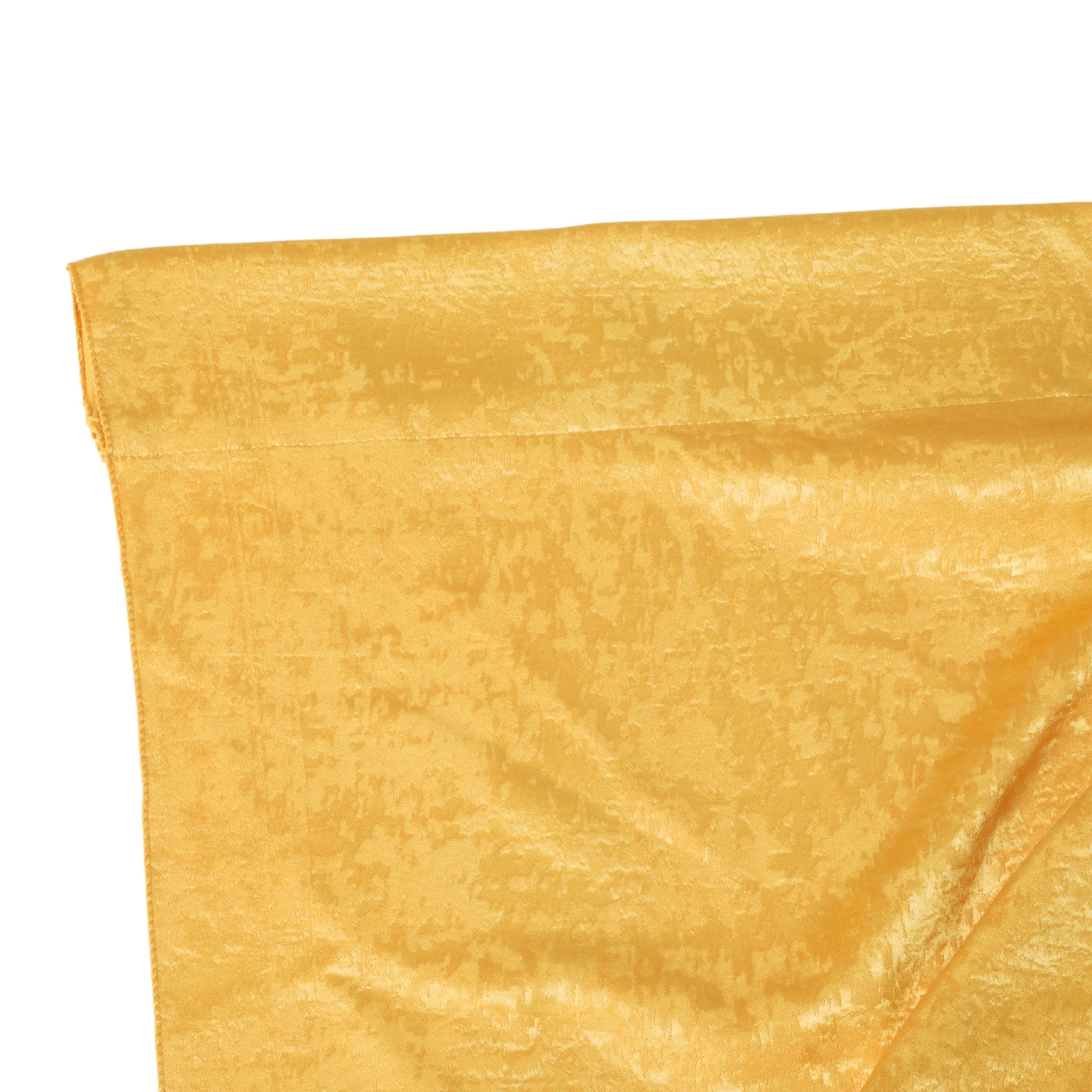 Crinkle Shimmer 12ft H x 52" W Drape/Backdrop Panel - Gold - Image 3