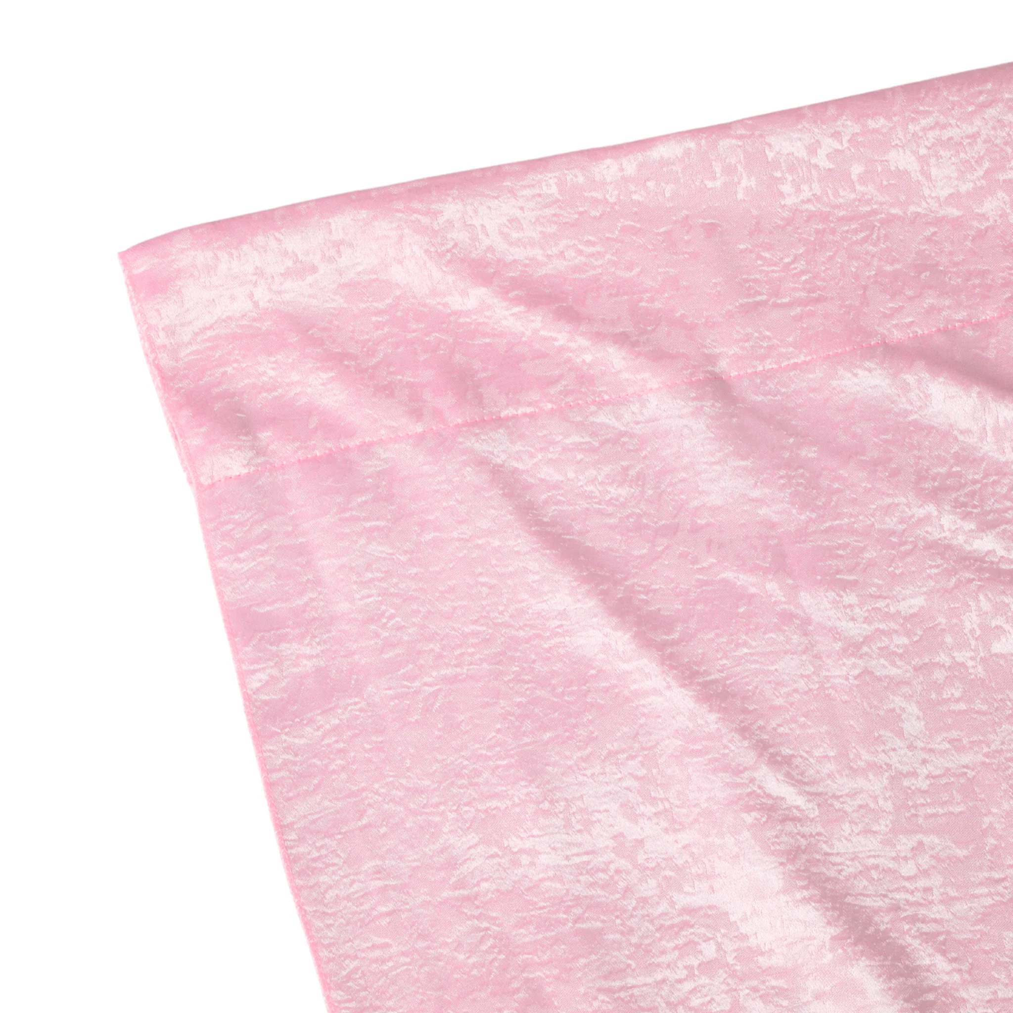 Crinkle Shimmer 12ft H x 52" W Drape/Backdrop Panel - Pink - Image 3