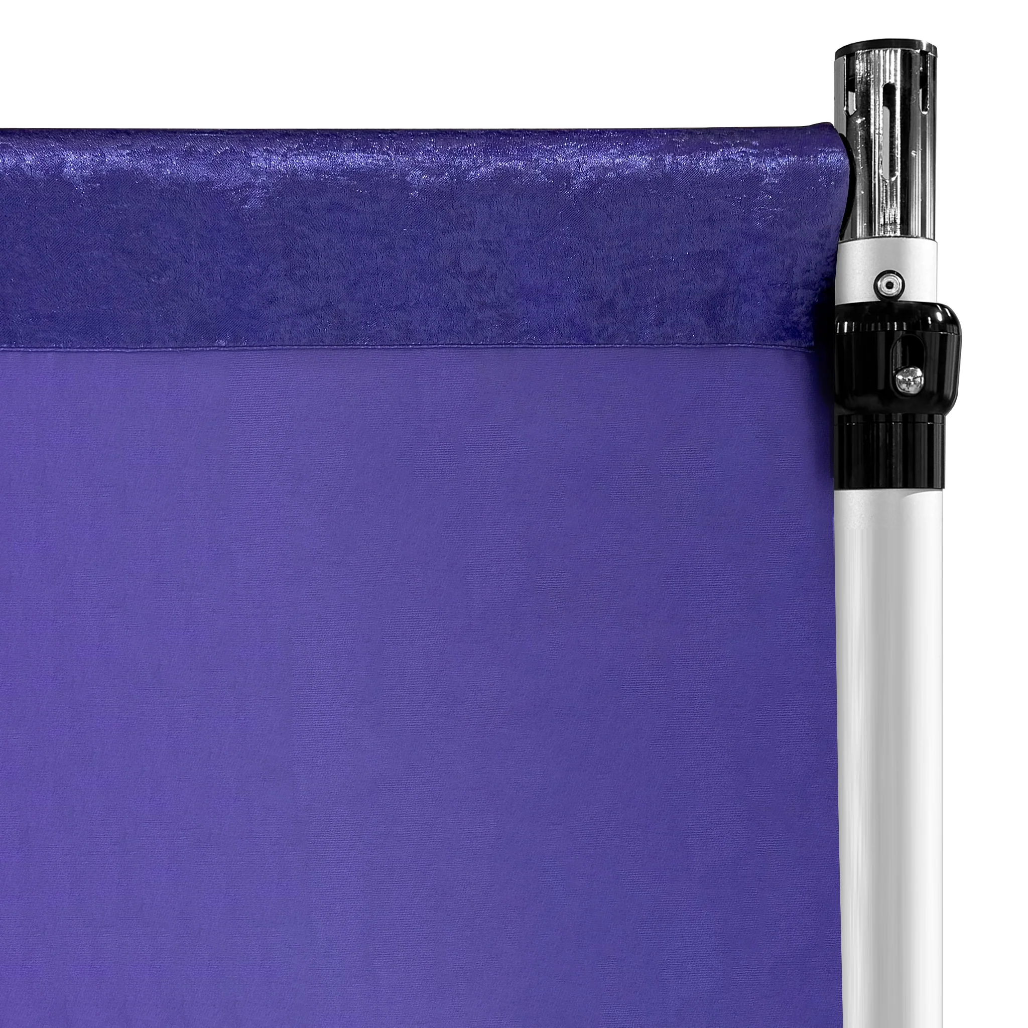 Crinkle Shimmer 12ft H x 52" W Drape/Backdrop Panel - Purple - Image 6