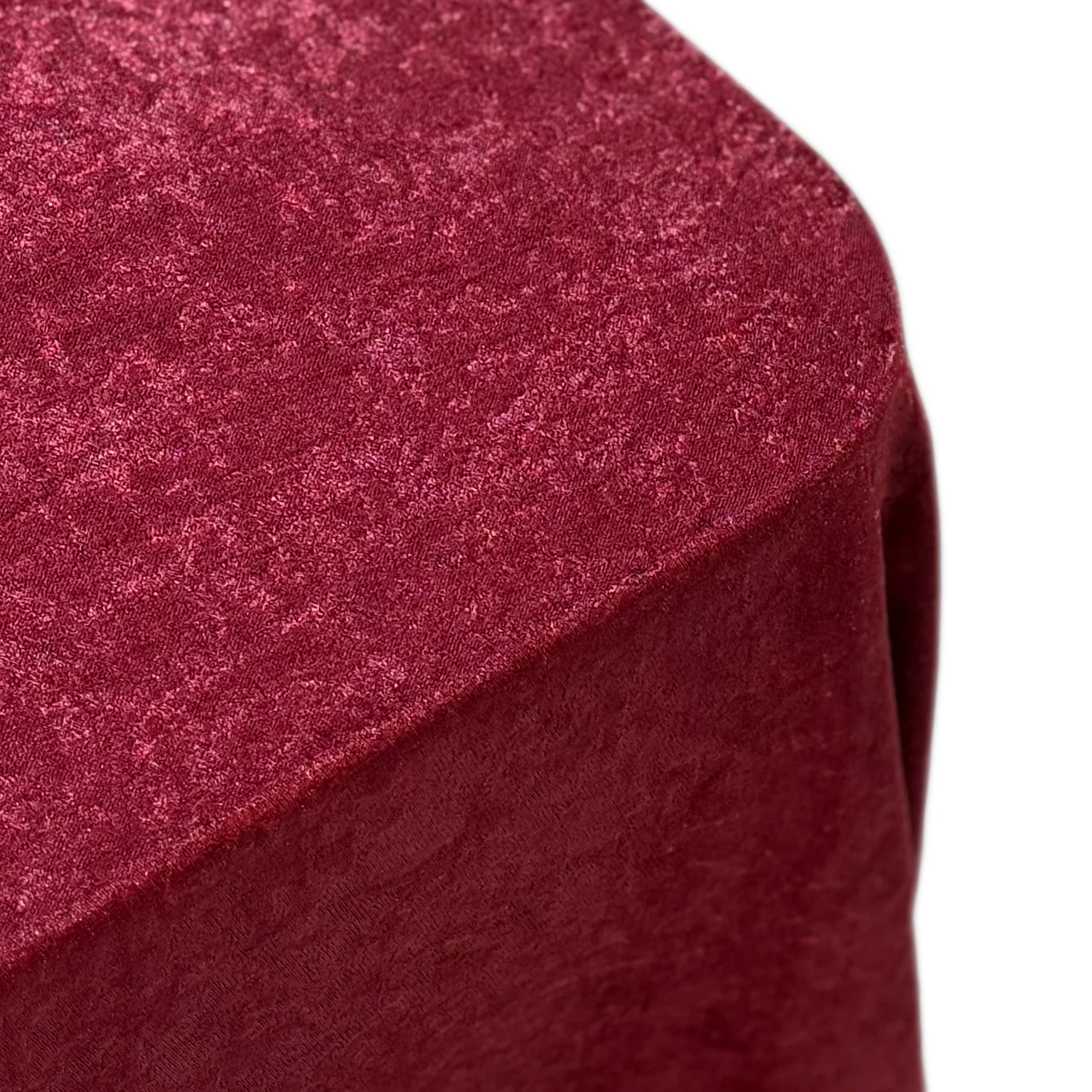 Crinkle Shimmer 90"x156" Rectangular Tablecloth - Burgundy - Image 4