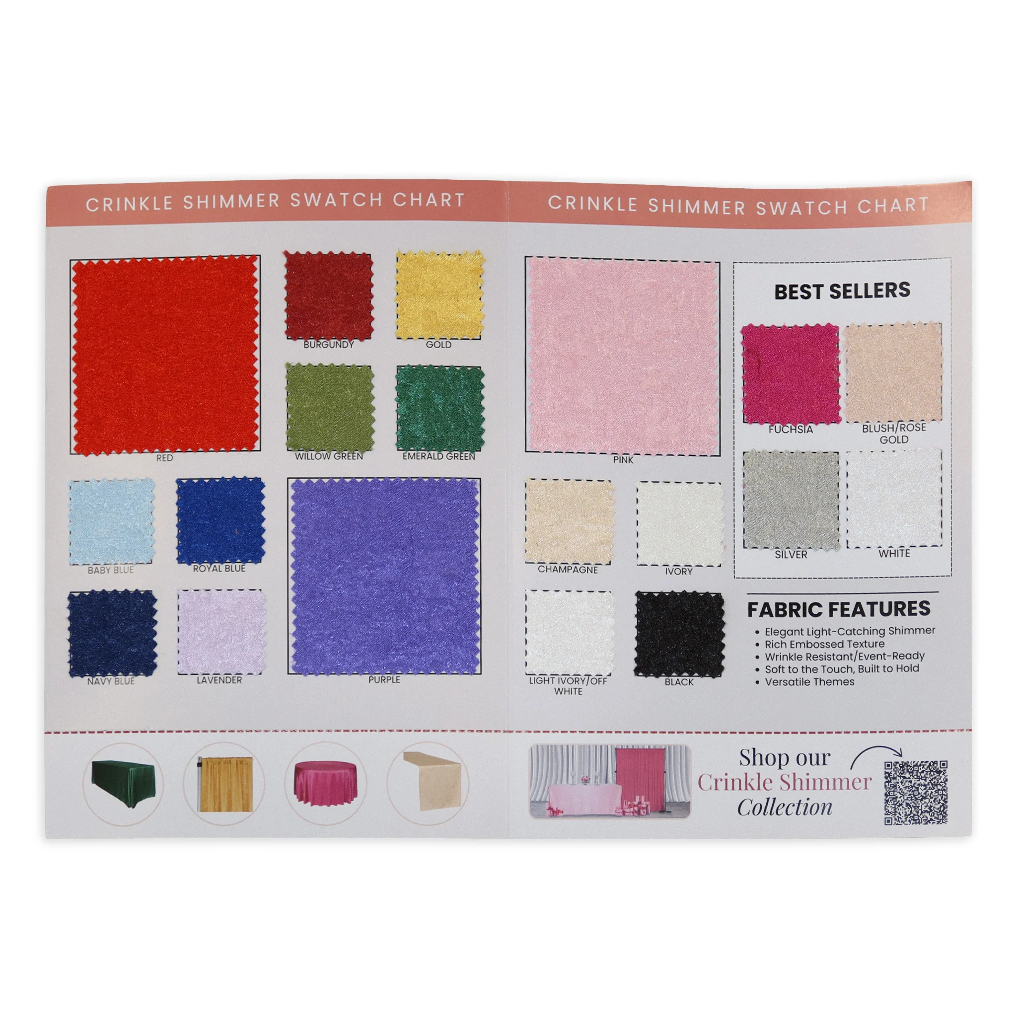 Crinkle Shimmer Swatch Chart - Image 3