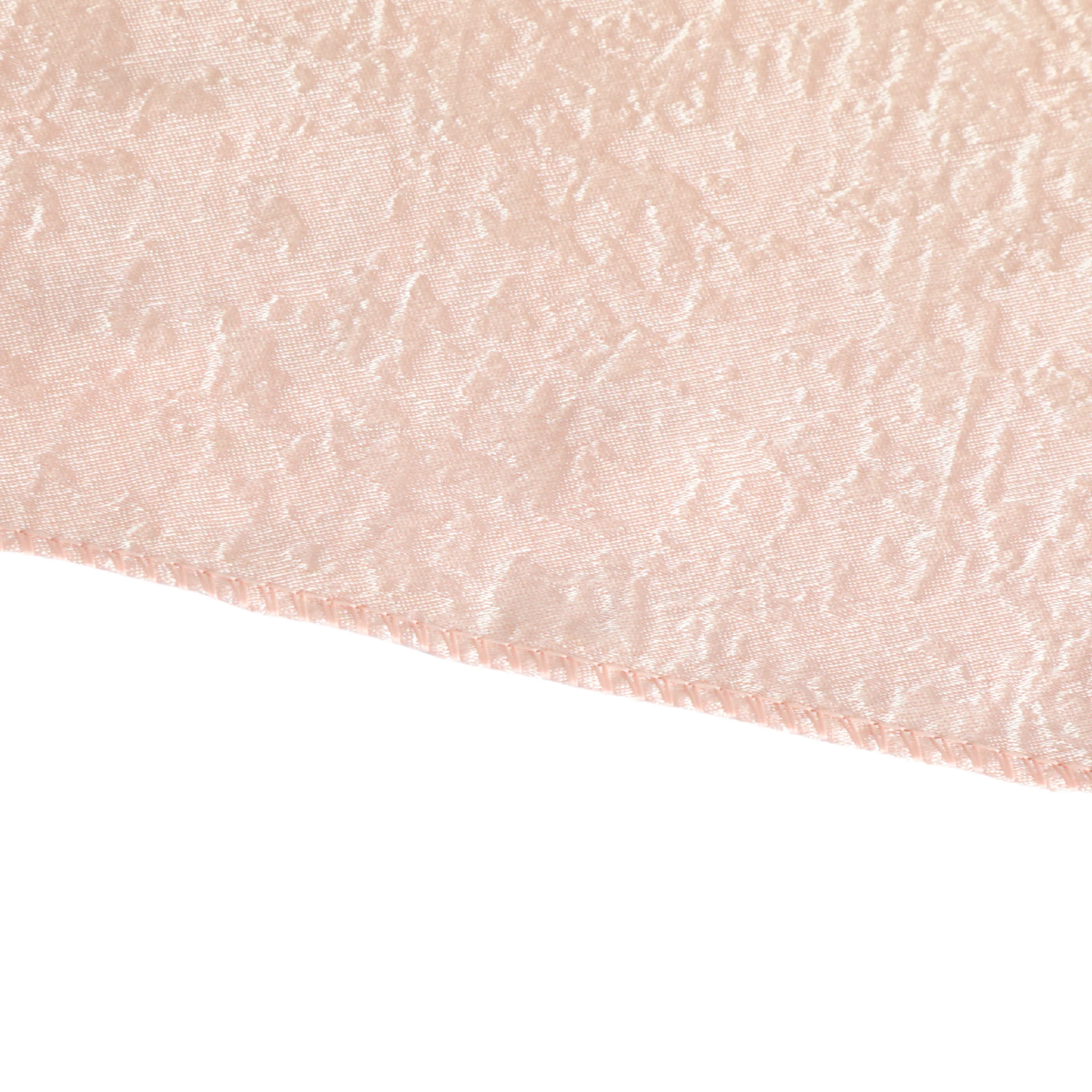 Crinkle Shimmer Table Runner - Blush/Rose Gold - Image 6