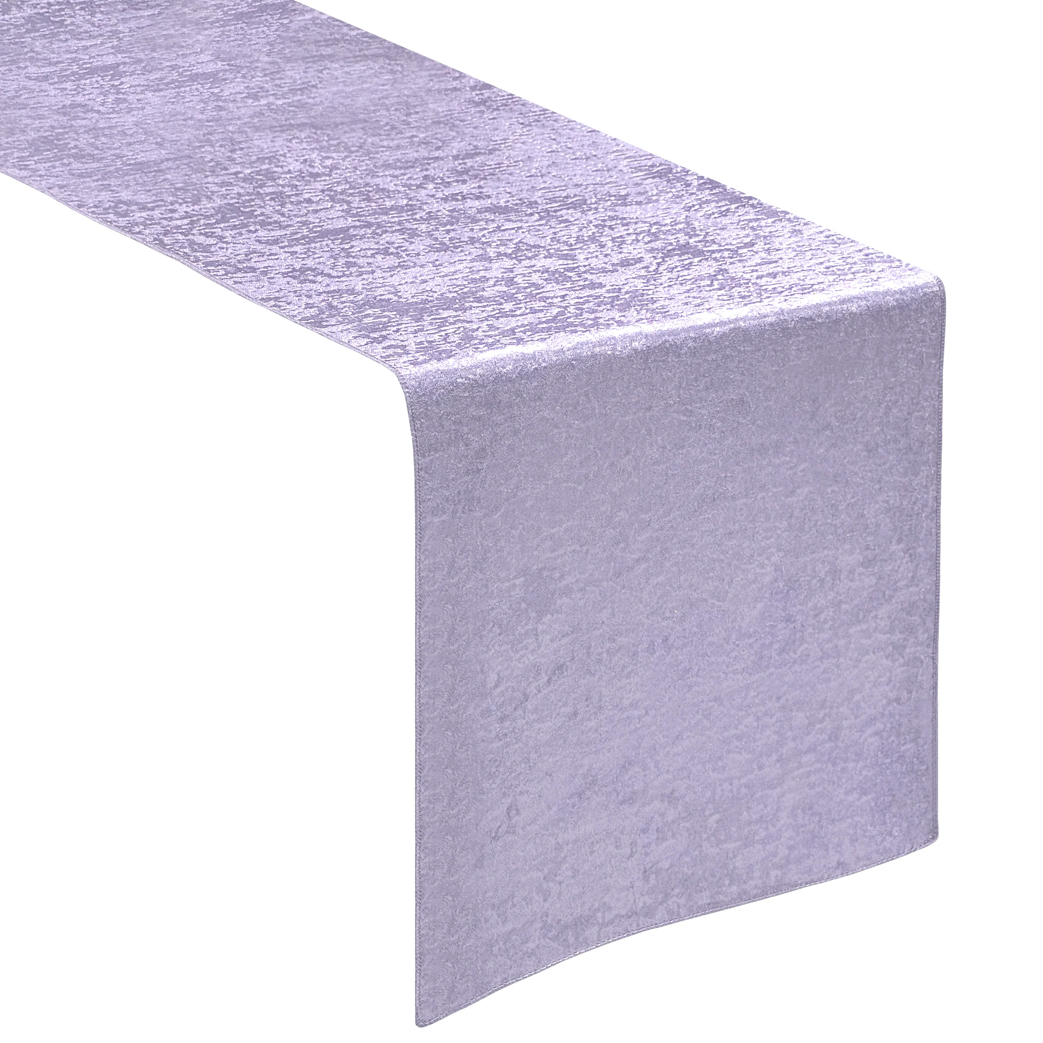 Crinkle Shimmer Table Runner - Lavender
