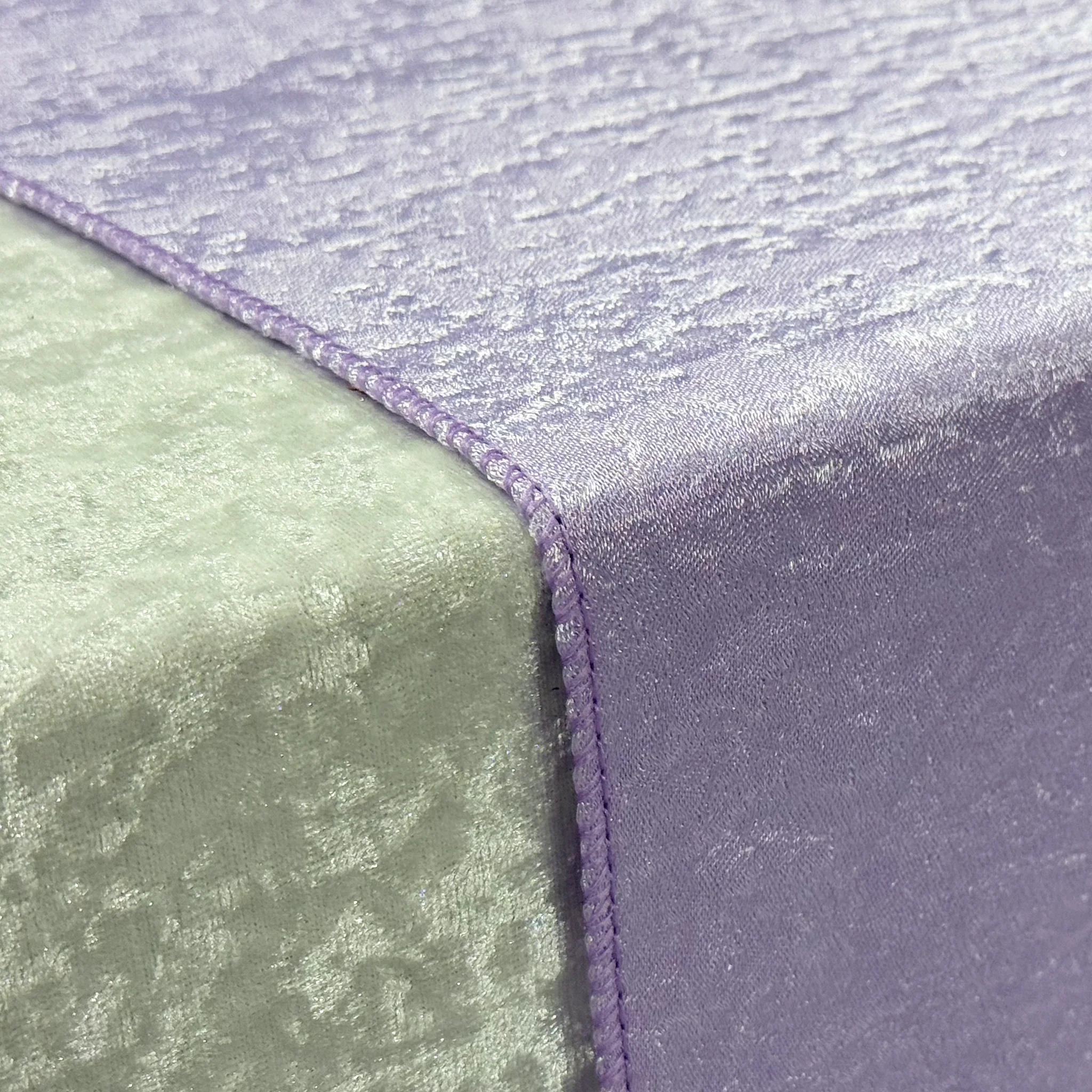 Crinkle Shimmer Table Runner - Lavender - Image 6