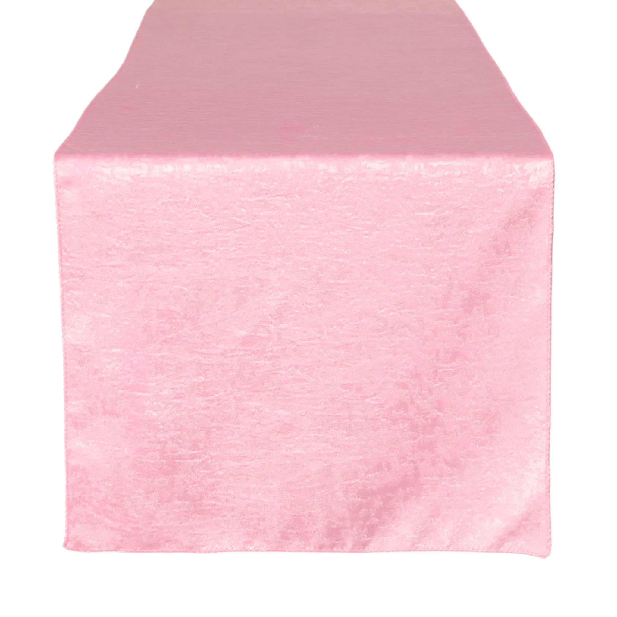 Crinkle Shimmer Table Runner - Pink - Image 4