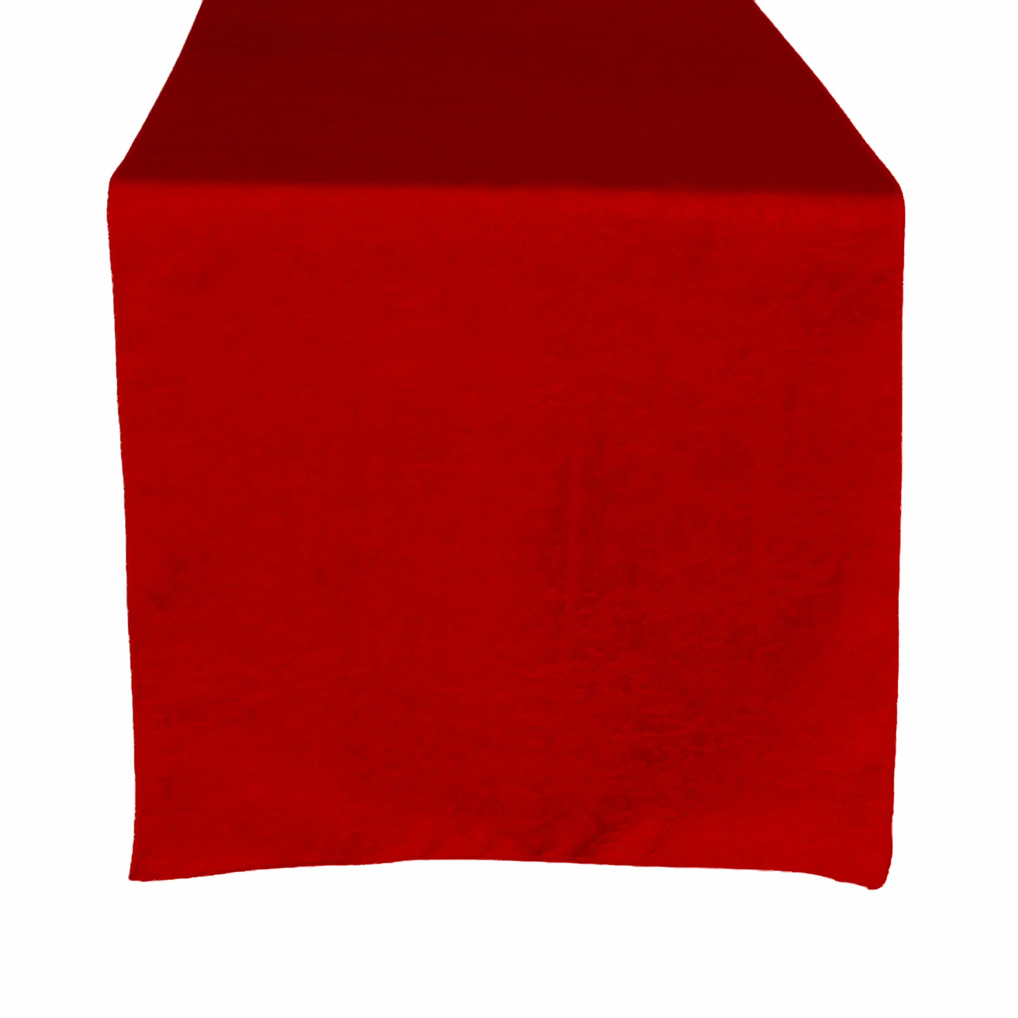 Crinkle Shimmer Table Runner - Red - Image 5