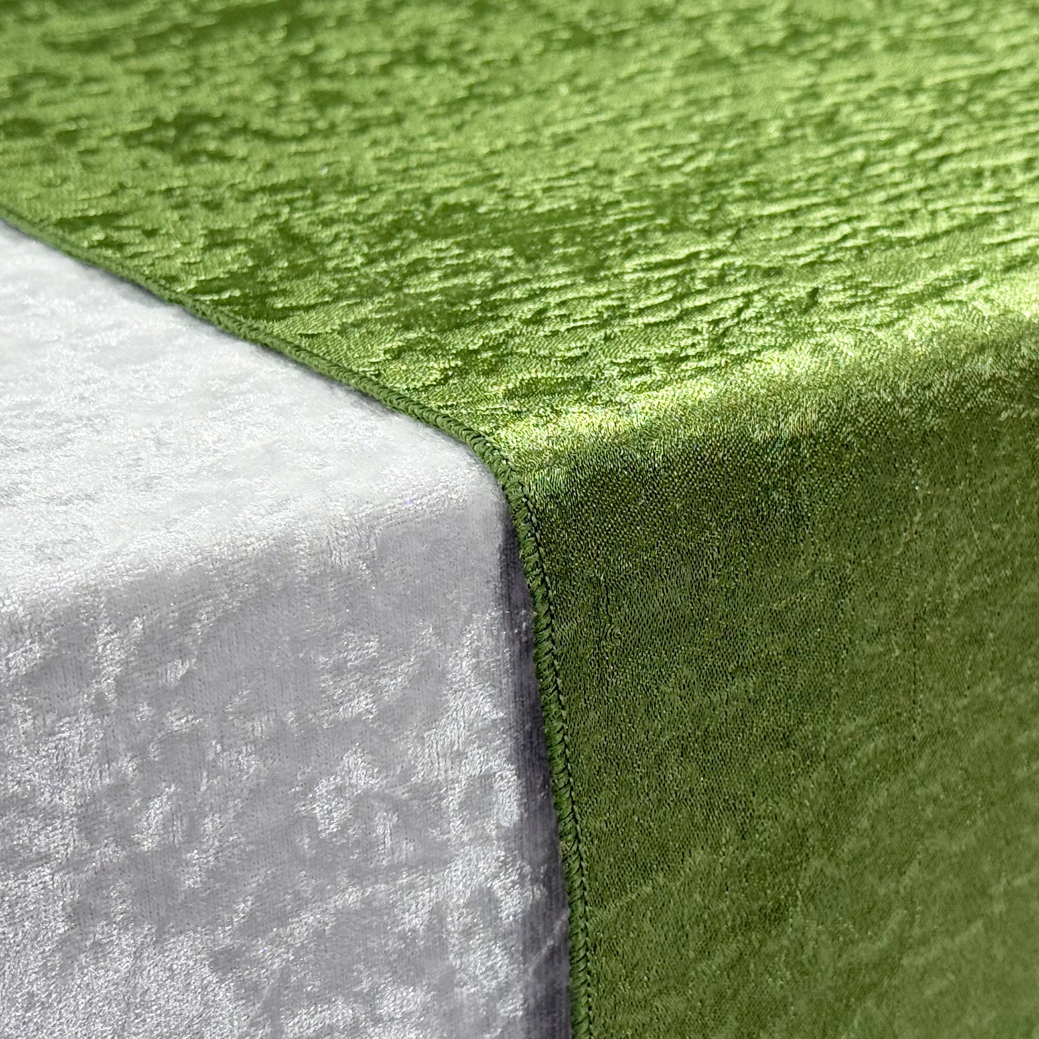 Crinkle Shimmer Table Runner - Willow Green - Image 5
