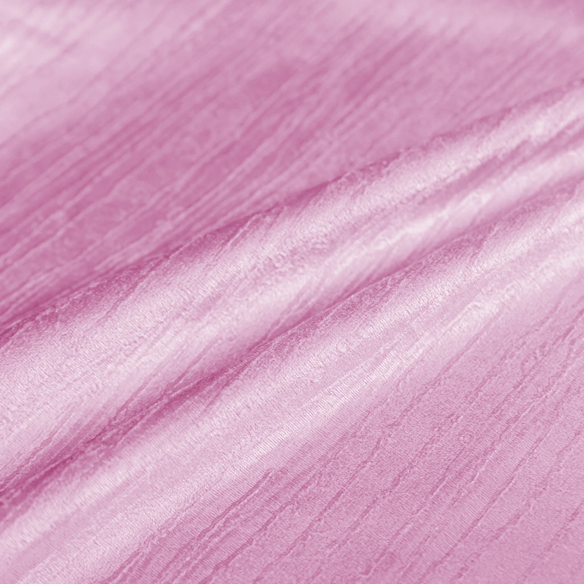 Crinkle Velvet 132" Round Tablecloth - Pink - Image 3