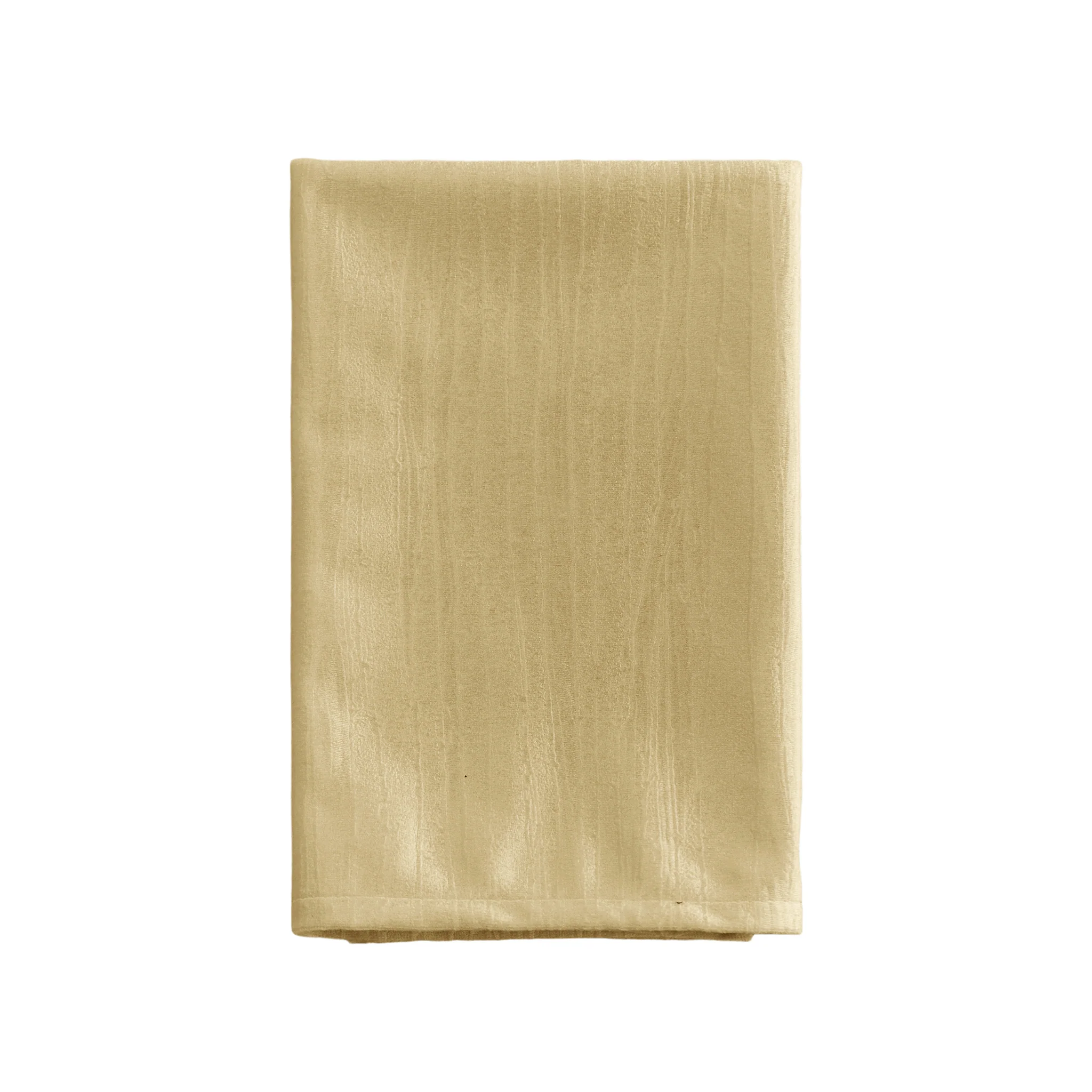 5 pcs/pk Crinkle Velvet 20"x20" Linen Napkin - Champagne - Image 4