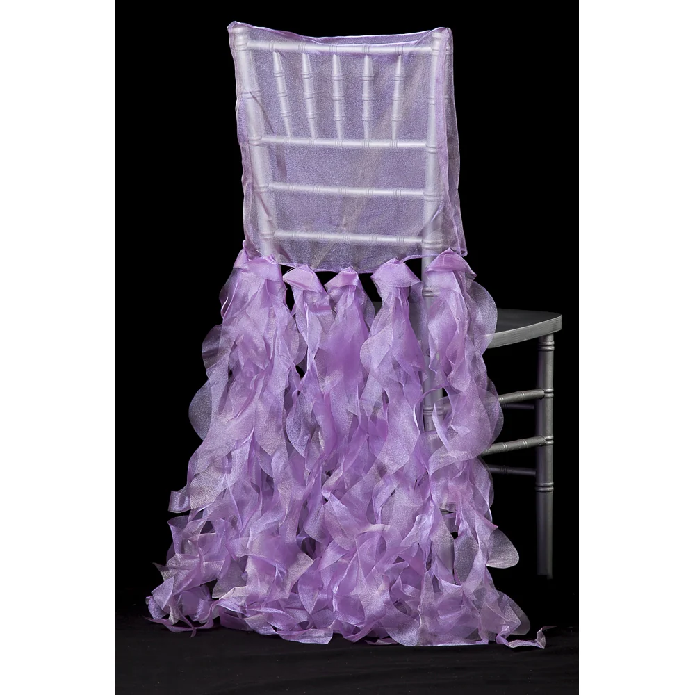 Curly Willow Chiavari Chair Back Slip Cover - Victorian Lilac/Wisteria