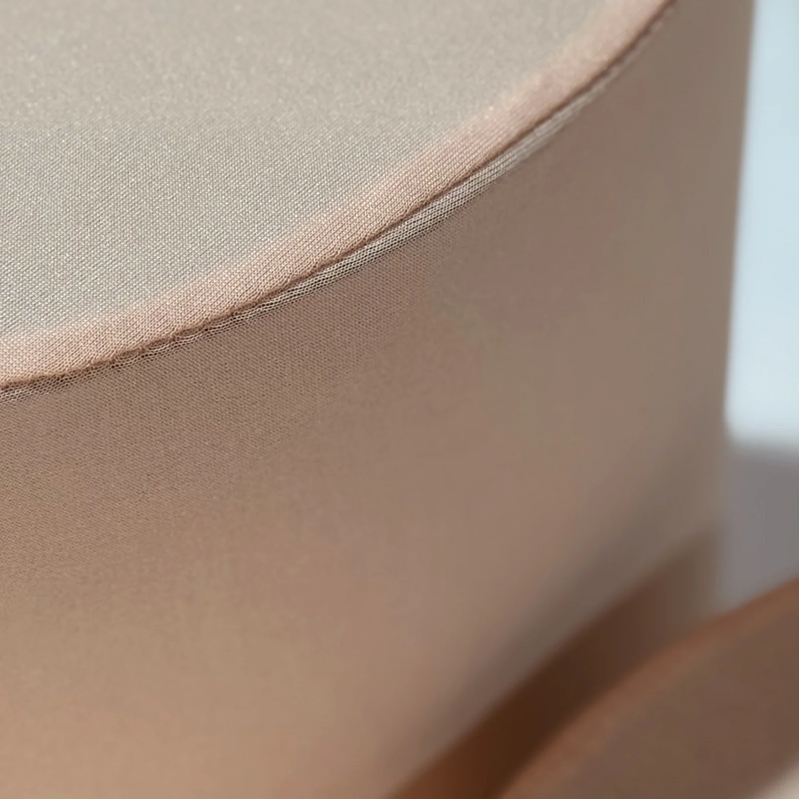 Spandex Covers for Cylinder Metal Cake/Dessert Pedestal Stands 5 pcs/set - Blush/Rose Gold - Image 5