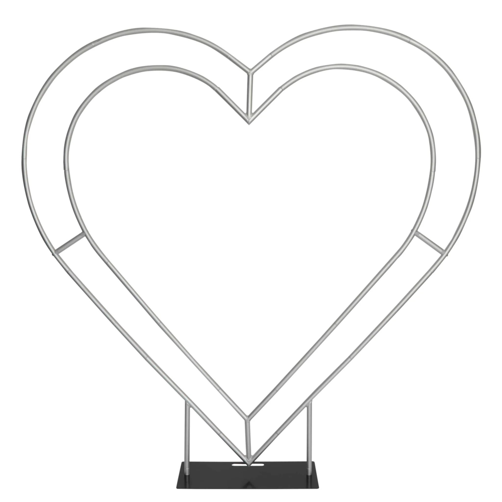 Double Heart Frame Arch Backdrop