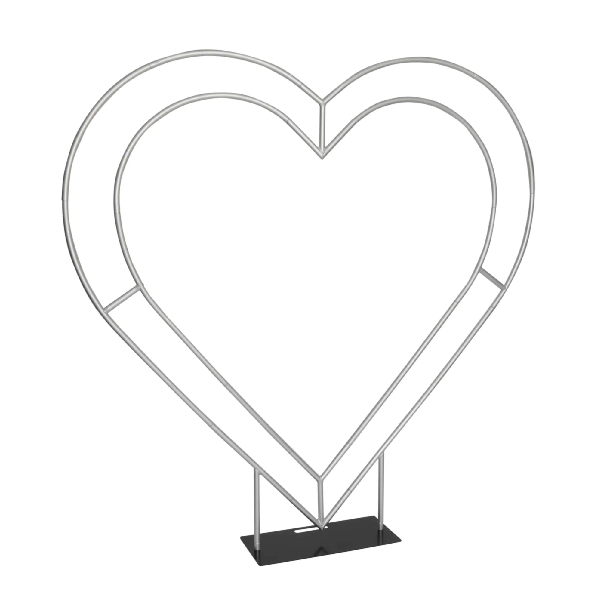 Double Heart Frame Arch Backdrop - Image 7