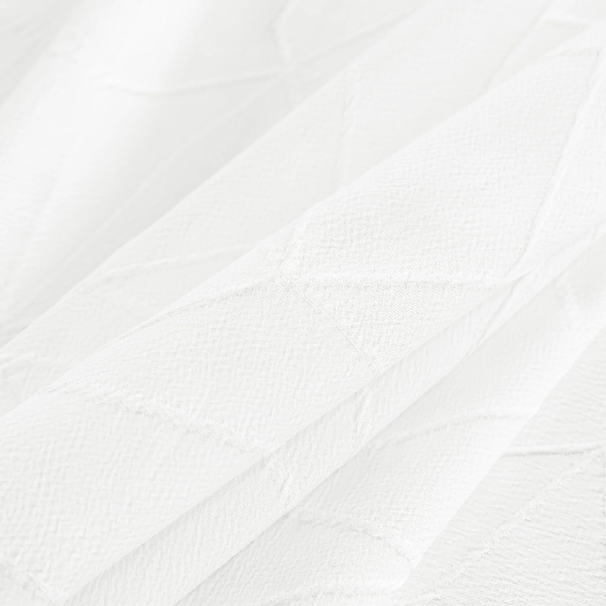 Embossed Geometric Jacquard 90"x132" Rectangle Tablceloth - Light Ivory/Off White - Image 3
