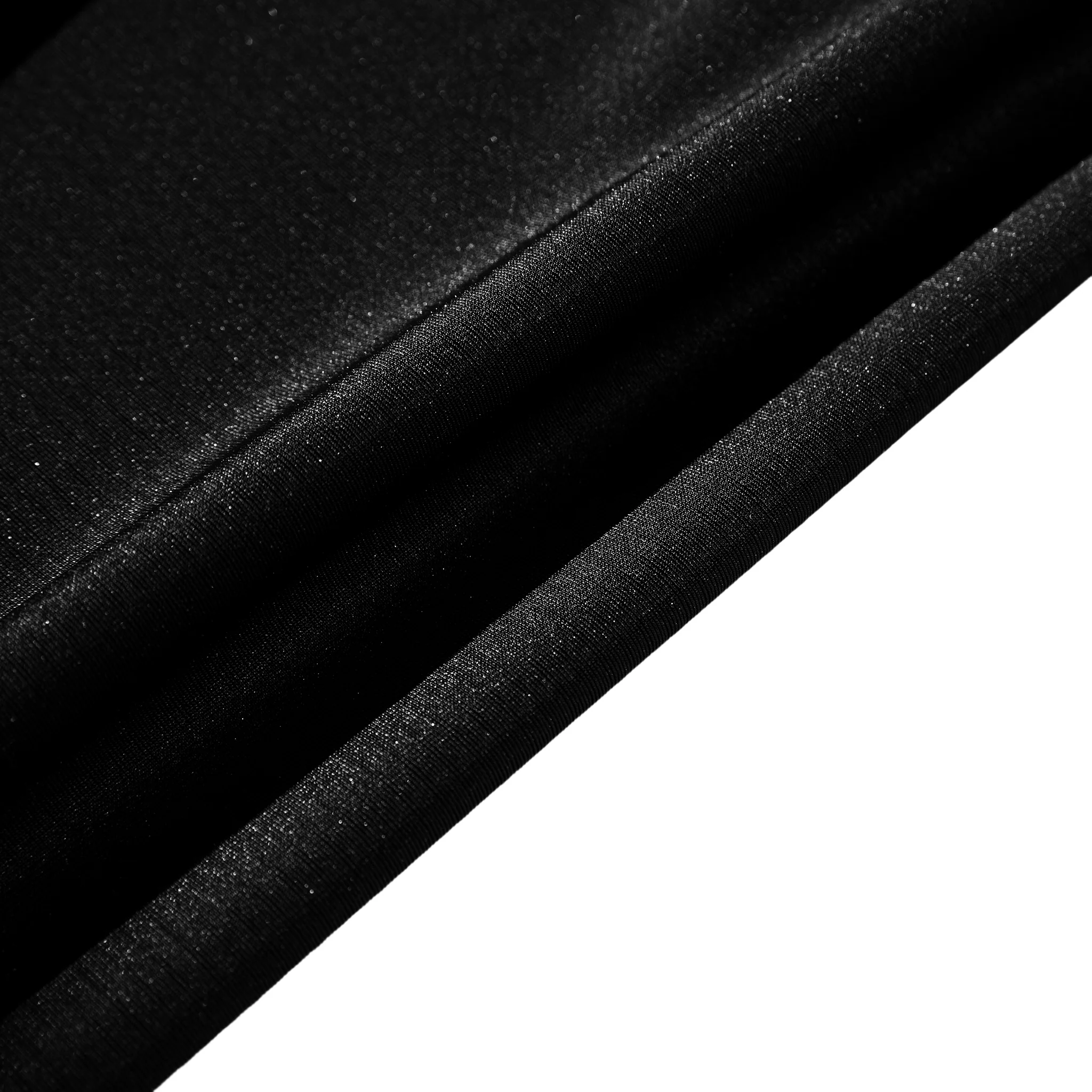Embossed Geometric Jacquard 132" Round Tablecloth - Black - Image 5