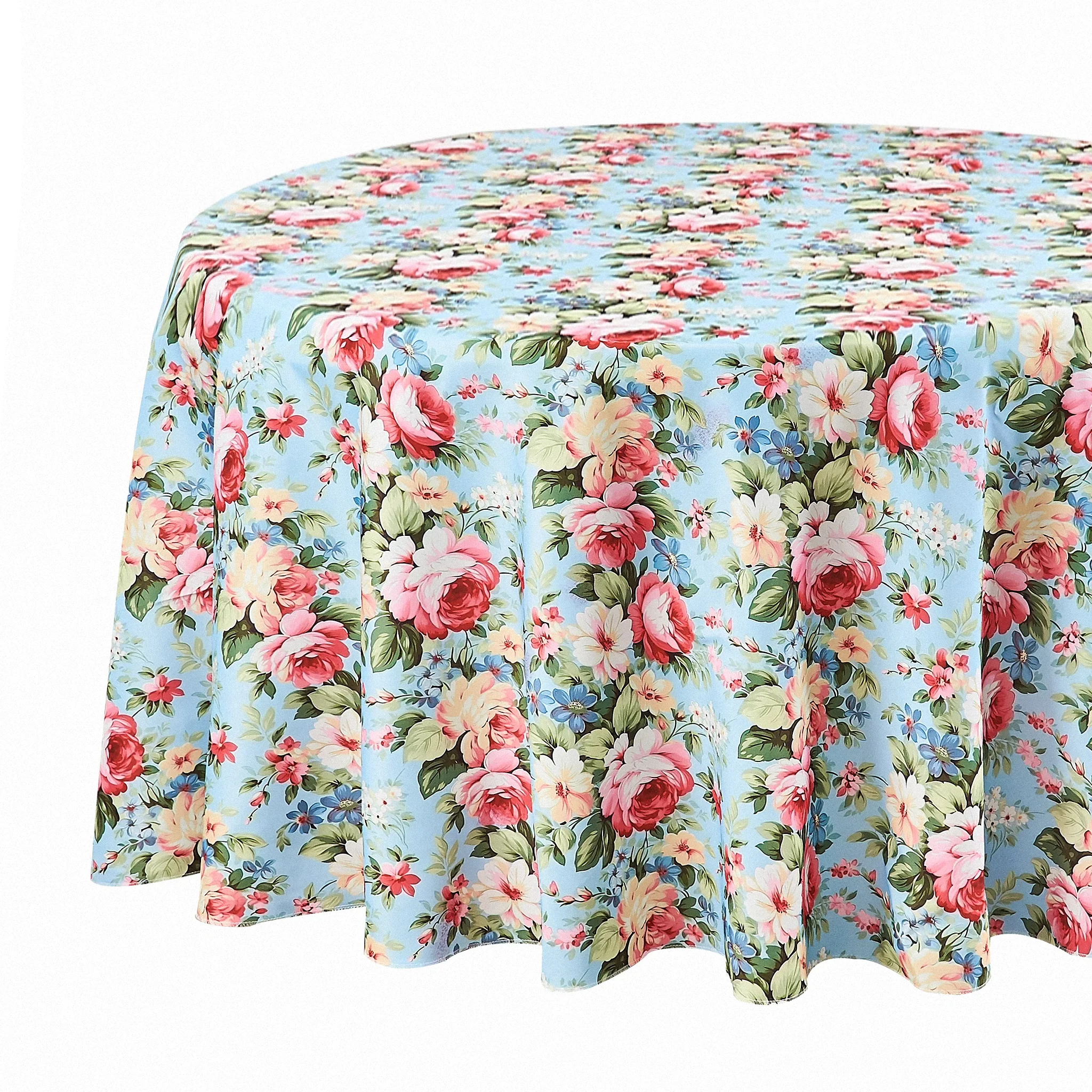 English Garden Floral 108" Round Tablecloth - Image 5