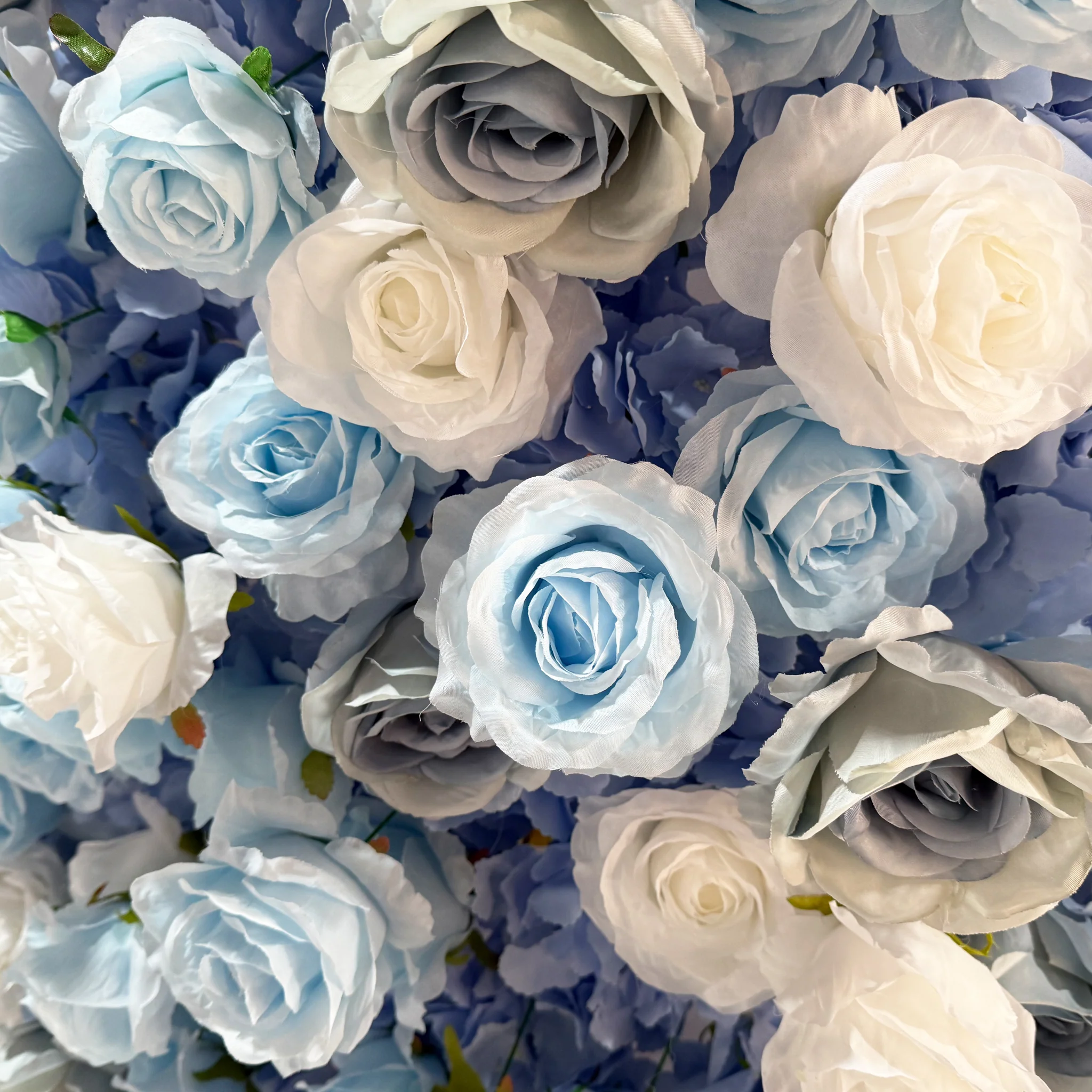 Floral 3D Backdrop for Crescent Moon Stand - Baby Blue - Image 2