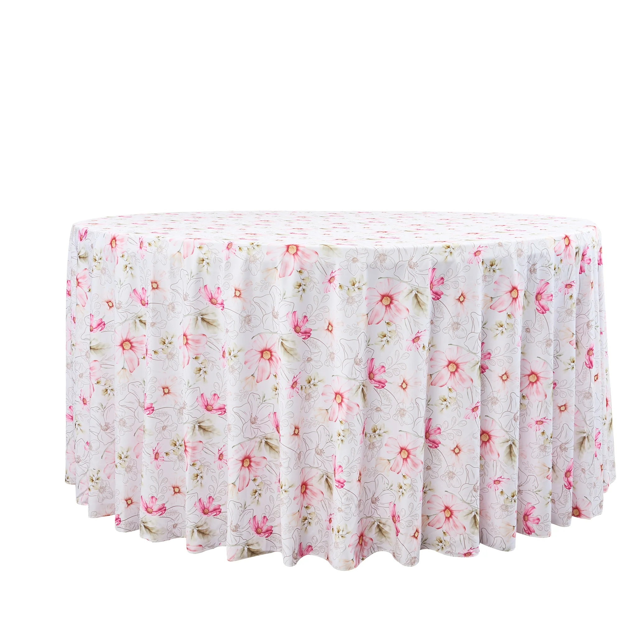 Floral Haze 108" Round Tablecloth