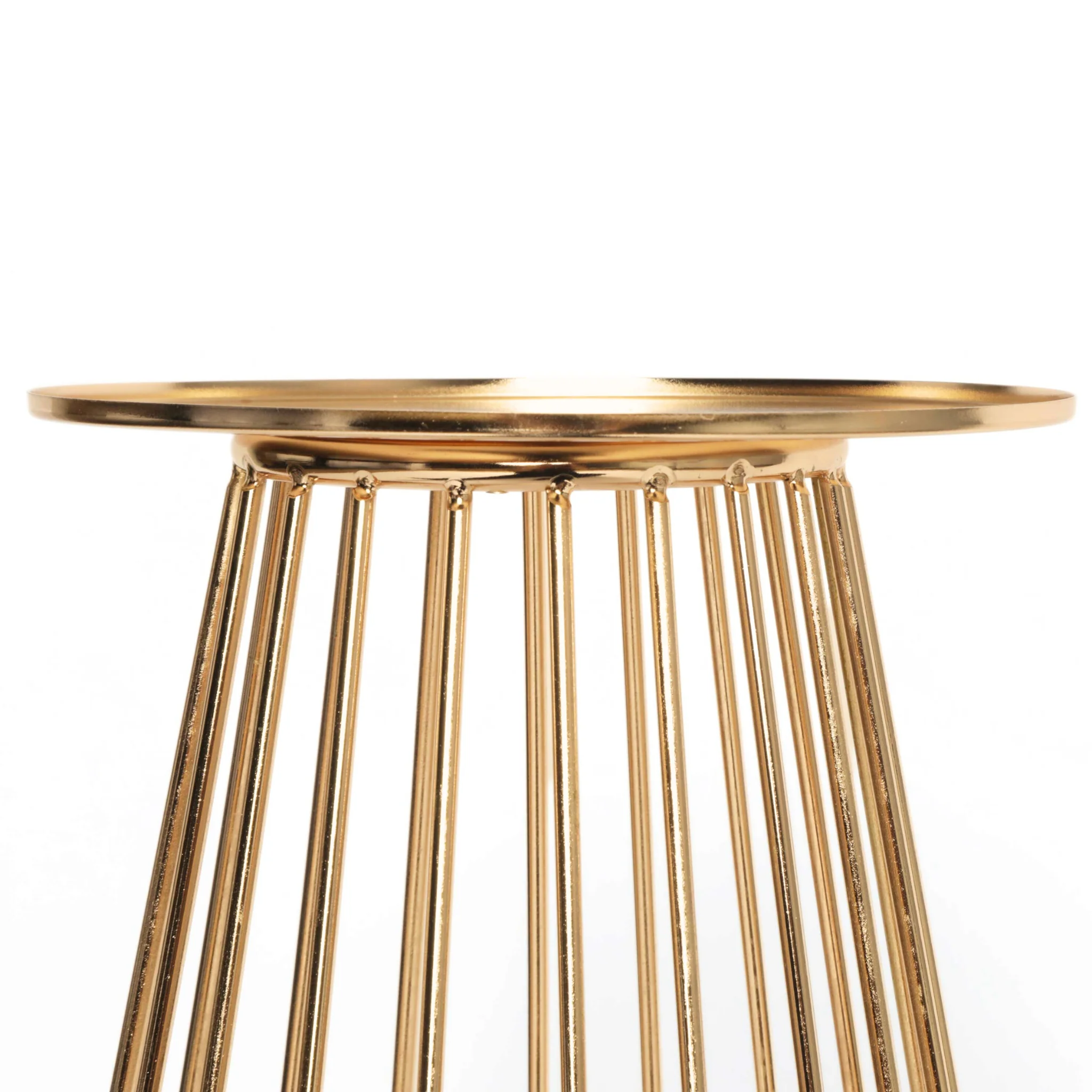 Flower Centerpiece Pedestal Stands (4 pcs/set) - Gold - Image 3