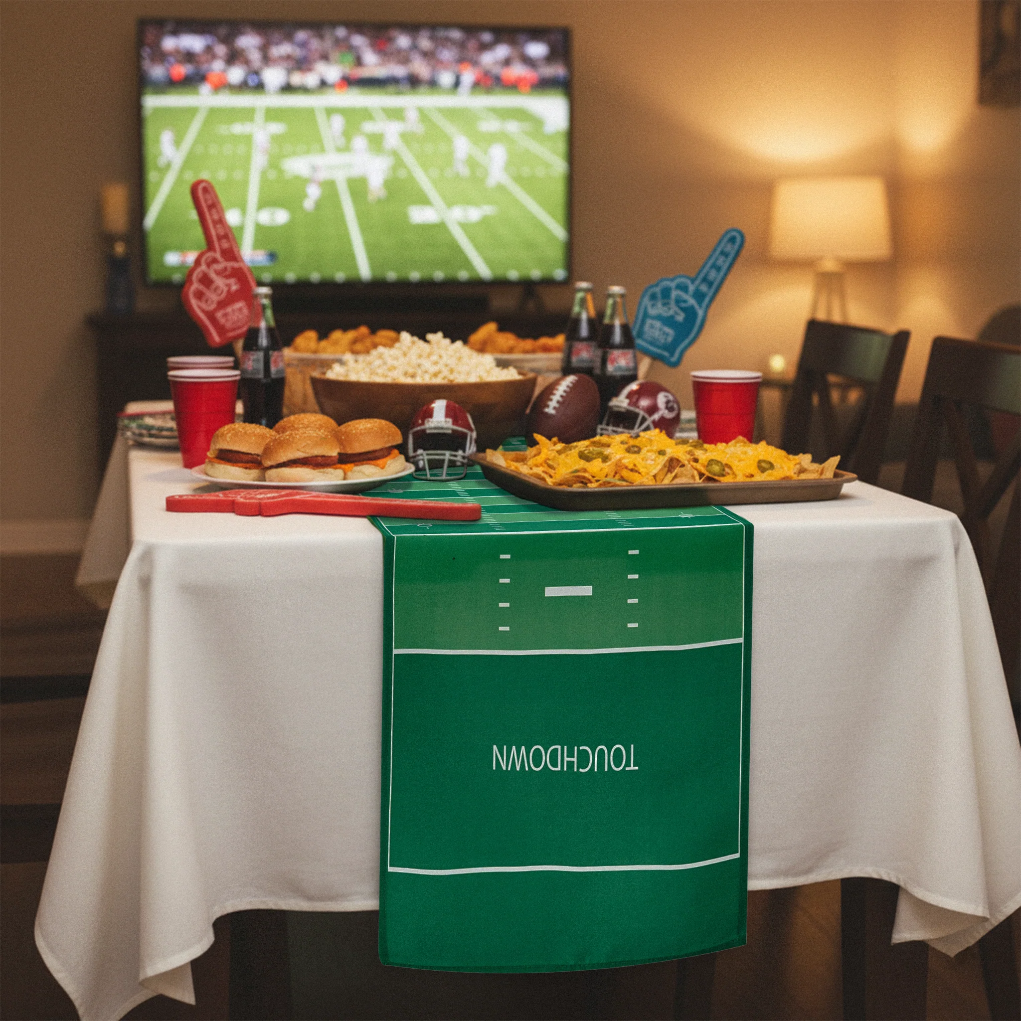 Football Field Sport Table Runner