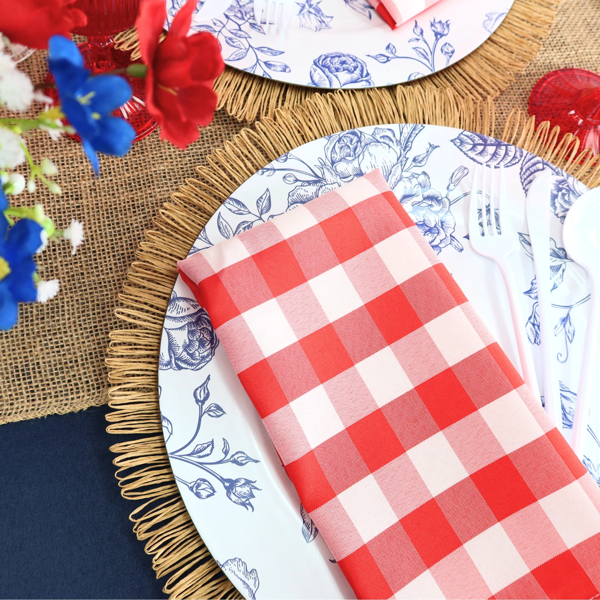 4 pc/set Fringed Edge Woven 15" Placemats - Image 10