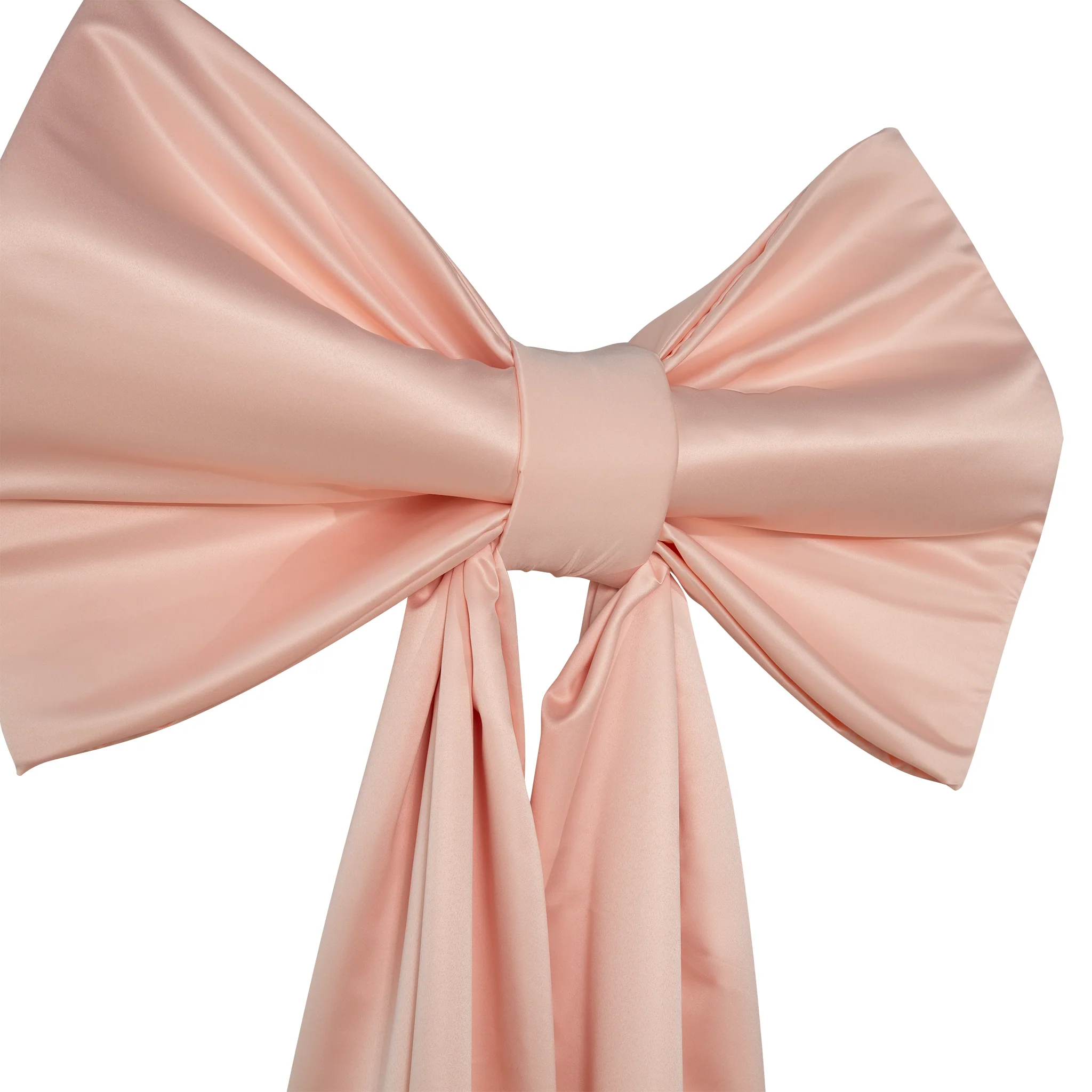 Giant Fabric Bow for Backdrop - Blush/Rose Gold - Image 5