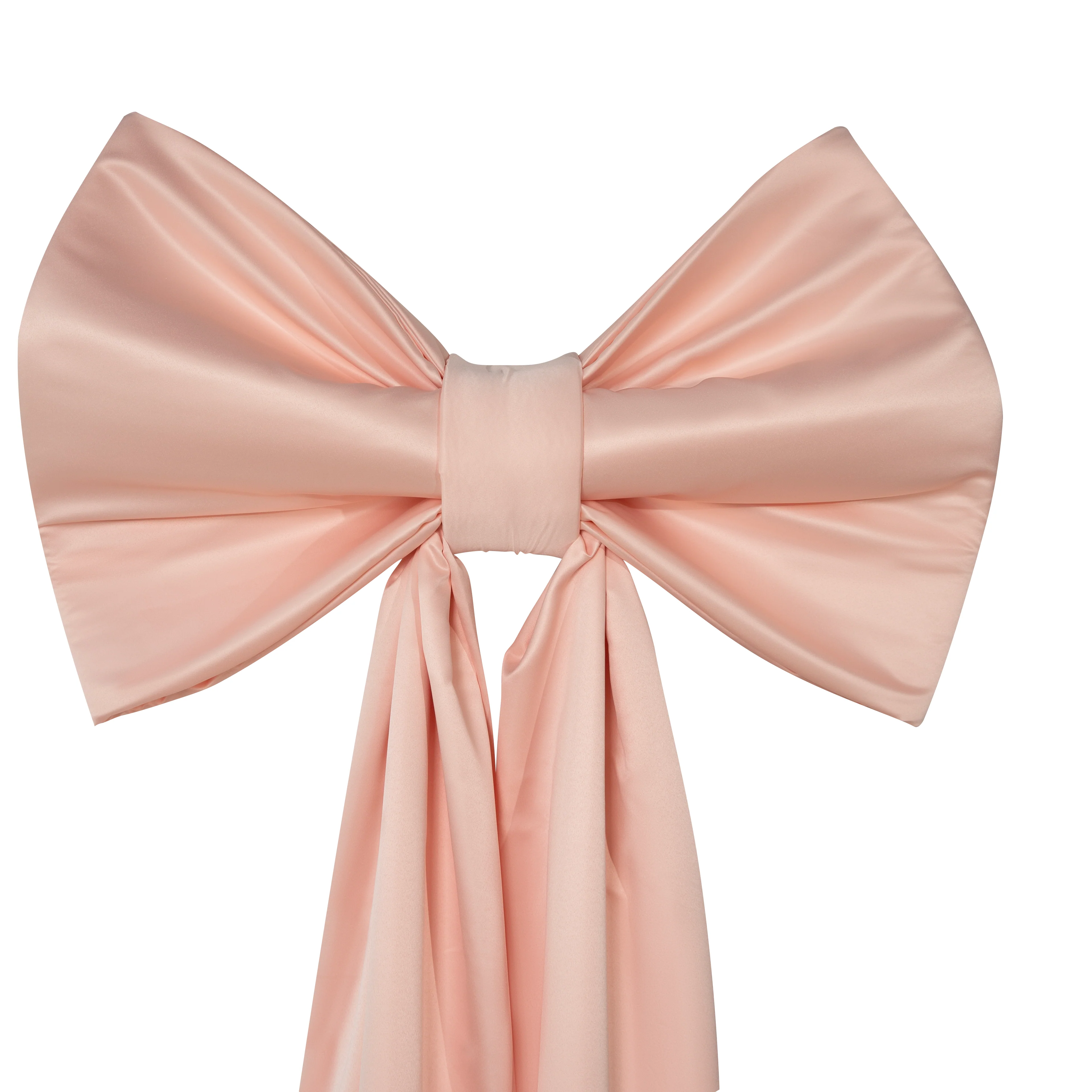 Giant Fabric Bow for Backdrop - Blush/Rose Gold - Image 6