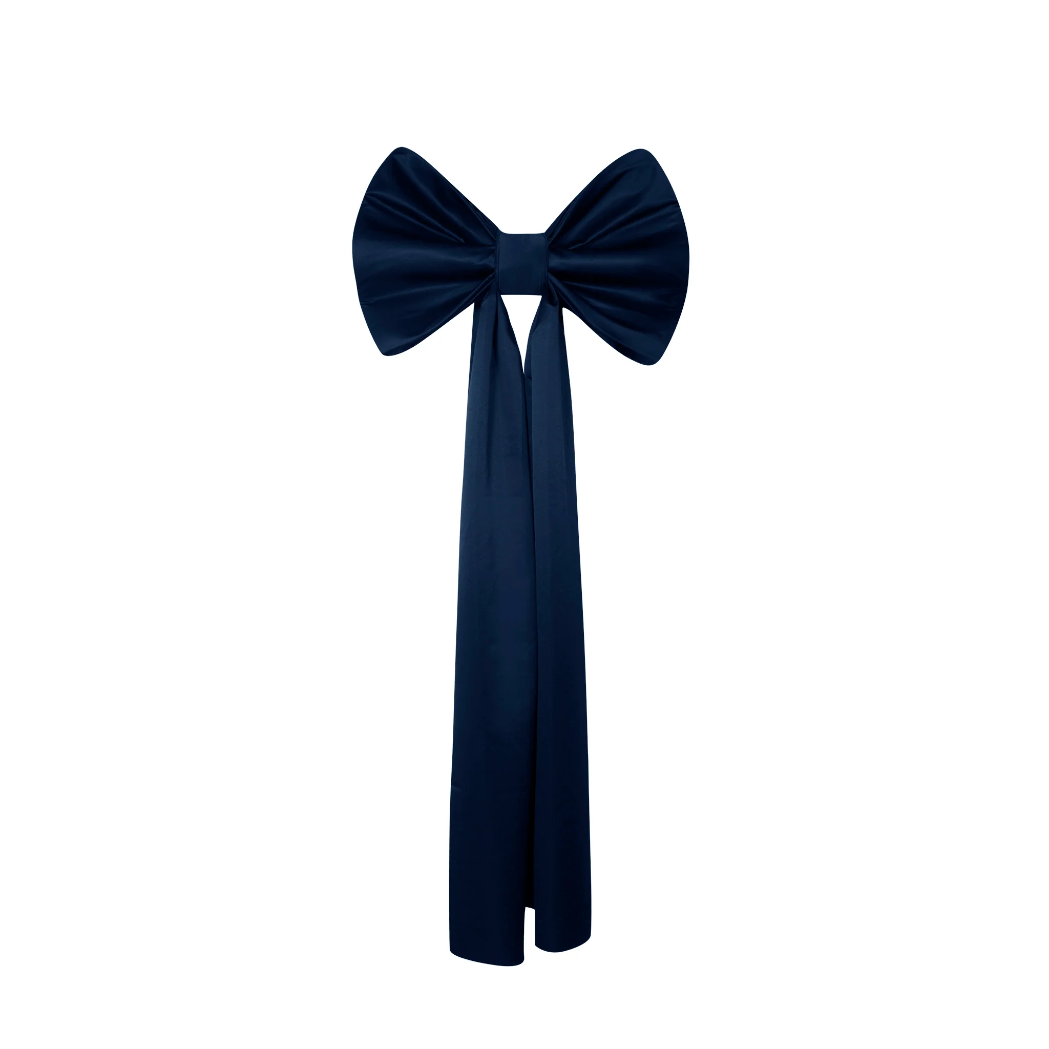 Giant Fabric Bow for Backdrop - Navy Blue - Image 4