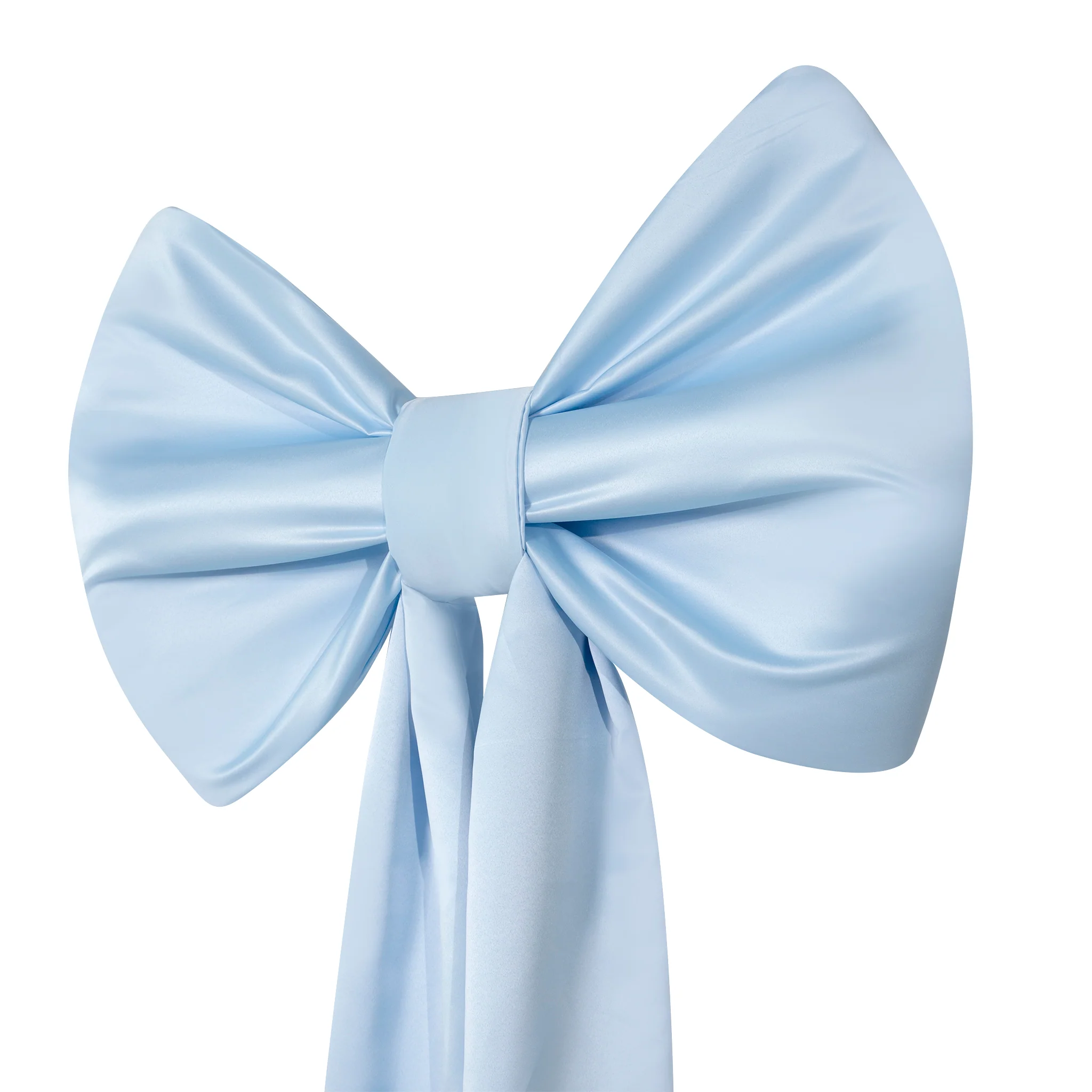 XL Giant Fabric Bow for Backdrop - Baby Blue - Image 3
