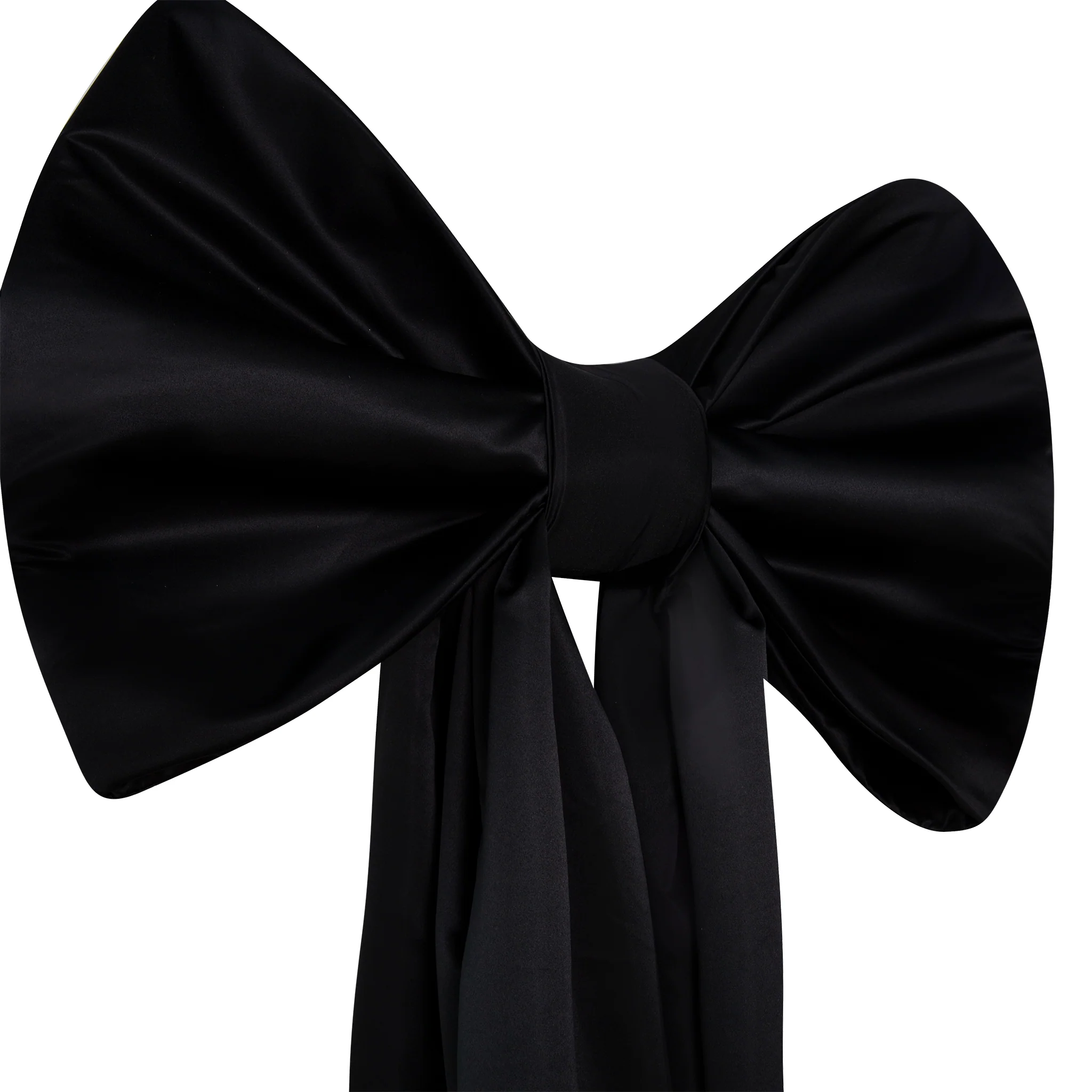 XL Giant Fabric Bow for Backdrop - Black - Image 3