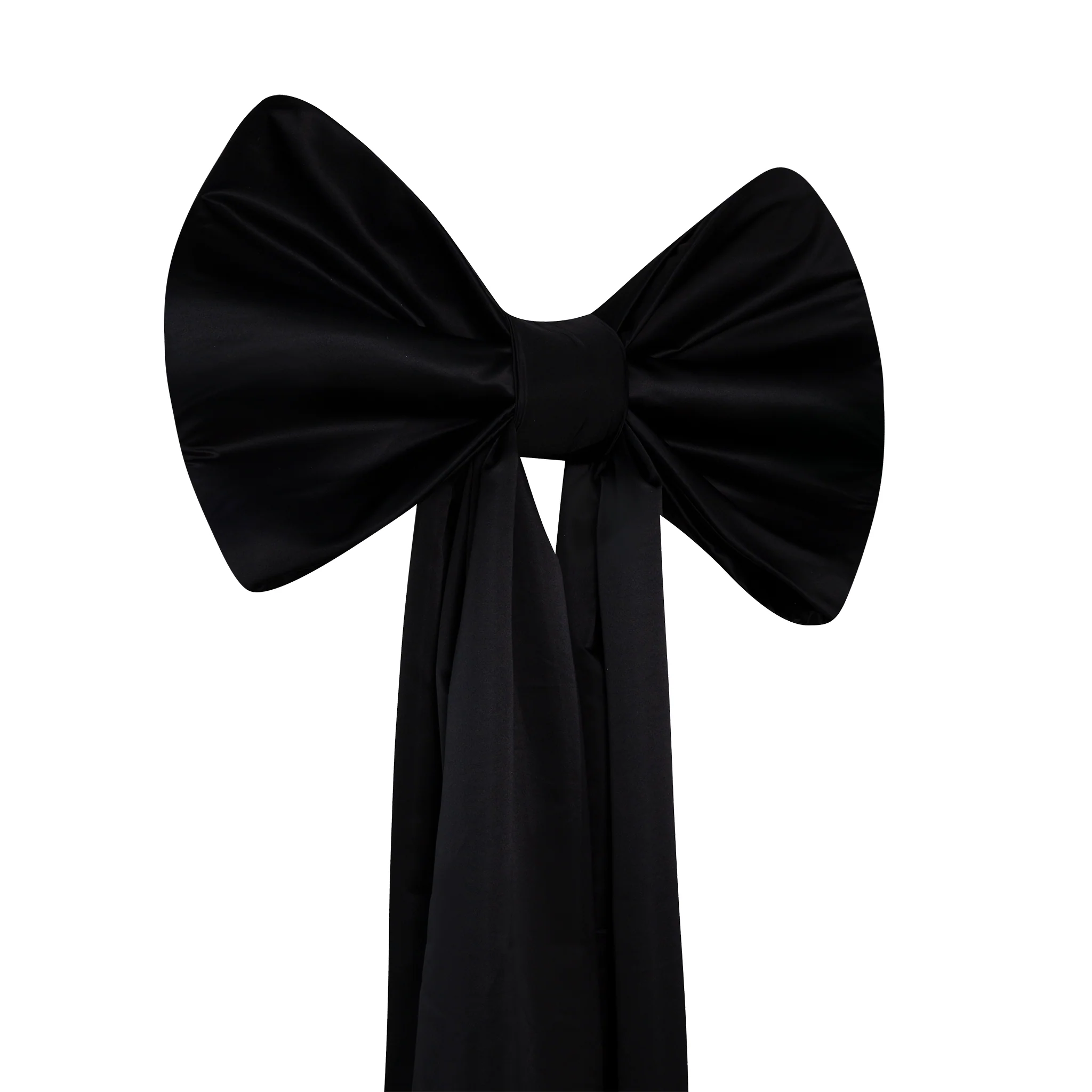 XL Giant Fabric Bow for Backdrop - Black - Image 5