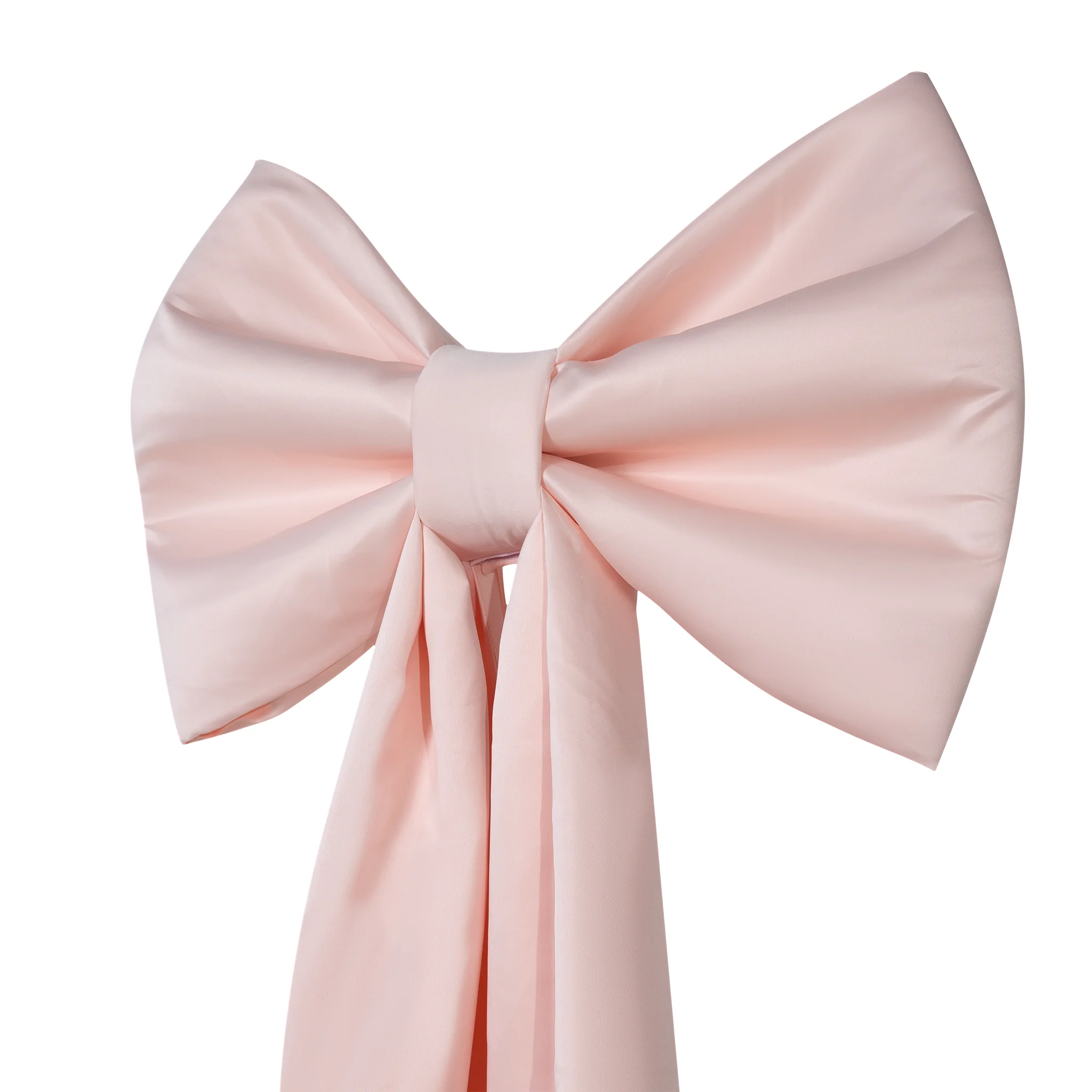 XL Giant Fabric Bow for Backdrop - Pastel Pink - Image 5