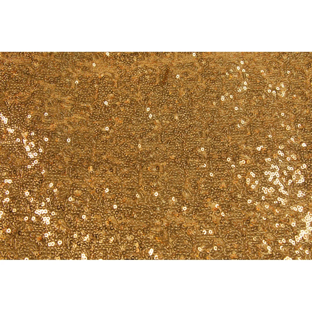 Glitz Sequin 10ft H x 112" W Drape/Backdrop panel - Gold - Image 3