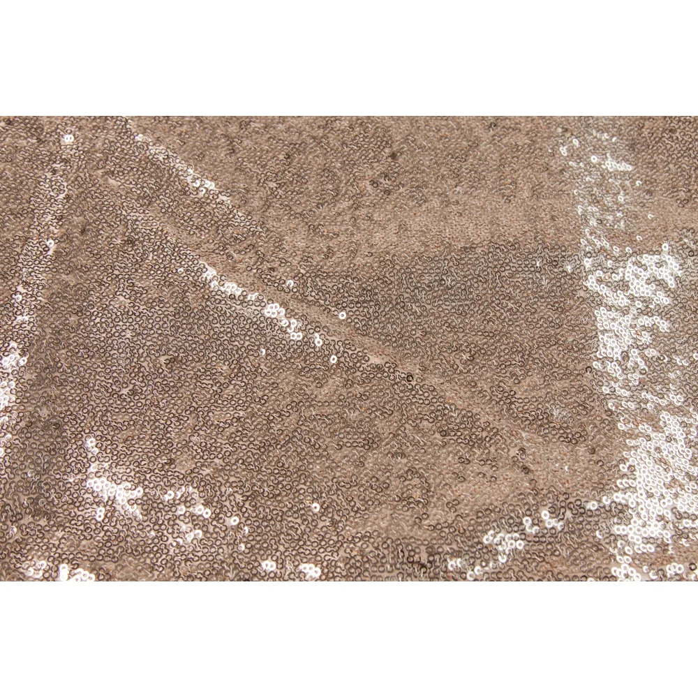 Glitz Sequin 10ft H x 52" W Drape/Backdrop panel - Champagne - Image 3