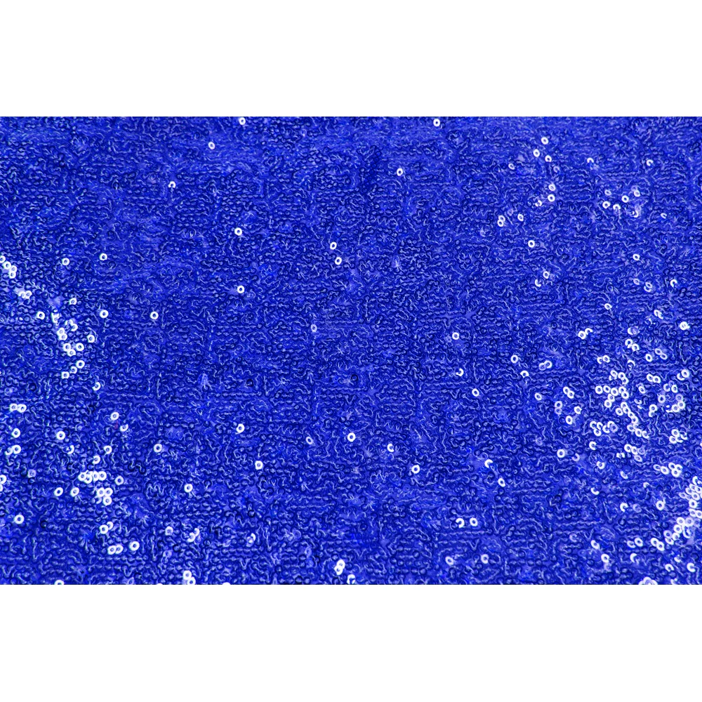 Glitz Sequin 10ft H x 52" W Drape/Backdrop panel - Royal Blue - Image 3