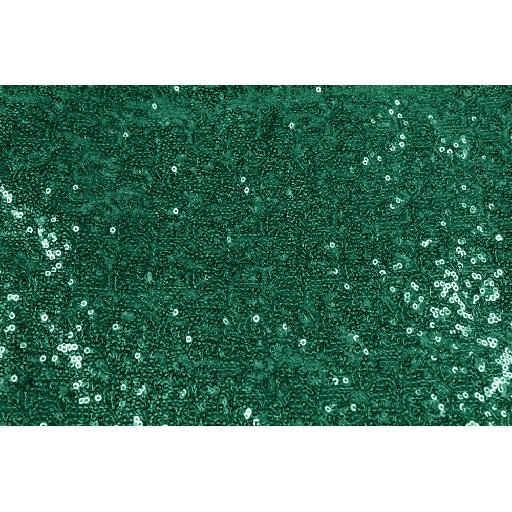 Glitz Sequin 12ft H x 52" W Drape/Backdrop panel - Emerald Green - Image 3