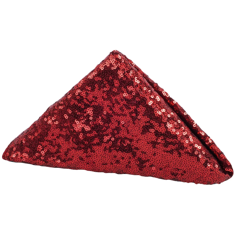 Glitz Sequin Napkin 20"x20" - Apple Red