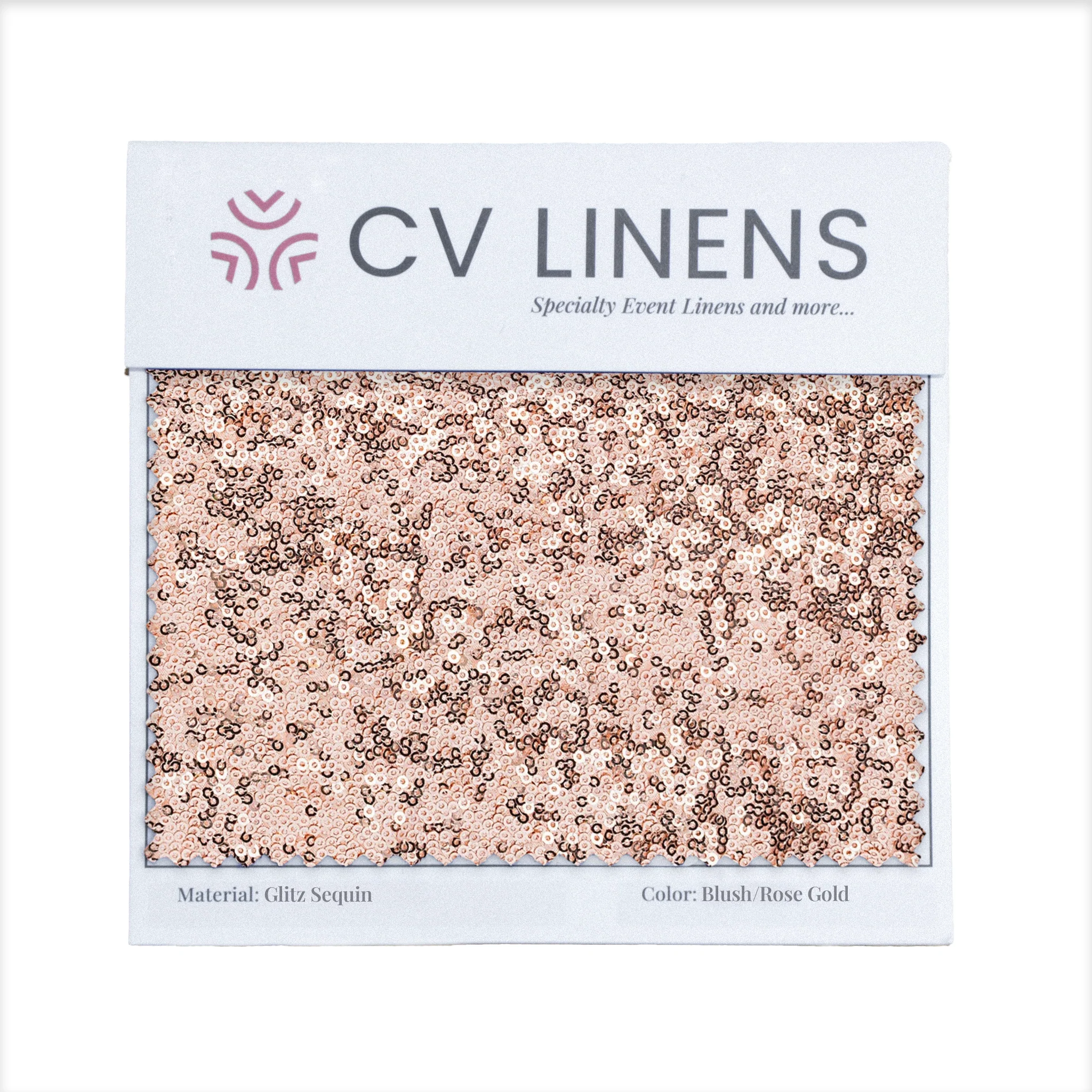 Glitz Swatch Card - Blush/Rose Gold