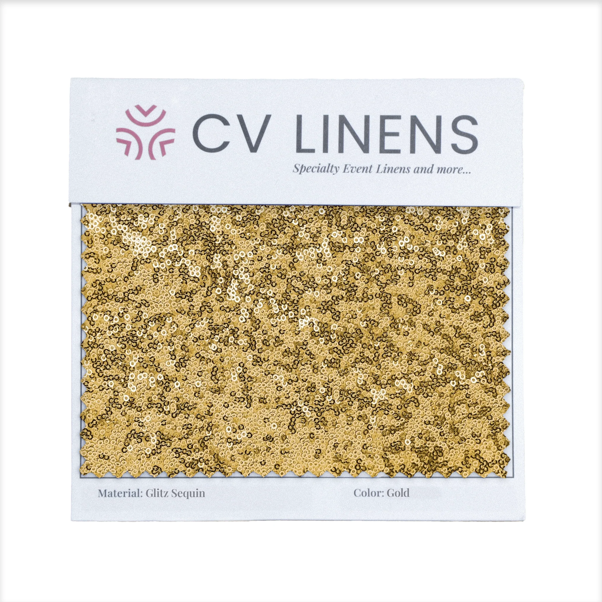 Glitz Swatch Card - Gold