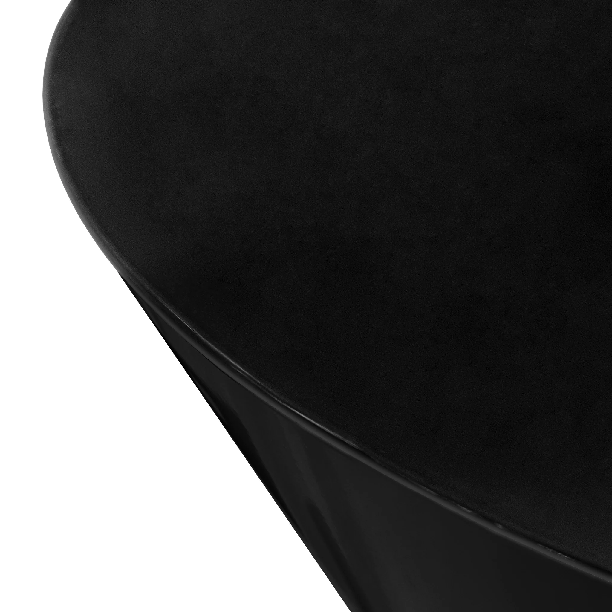 31" Tall Hourglass Plinth Pedestal Stand - Black - Image 7