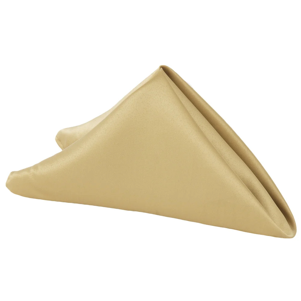 Lamour Satin Napkin 20"x20" - Gold Antique