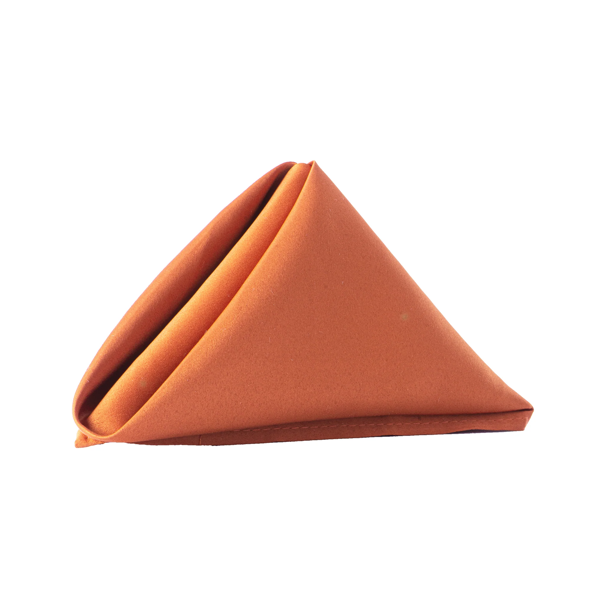 Lamour Satin Napkin 20"x20" - Terracotta
