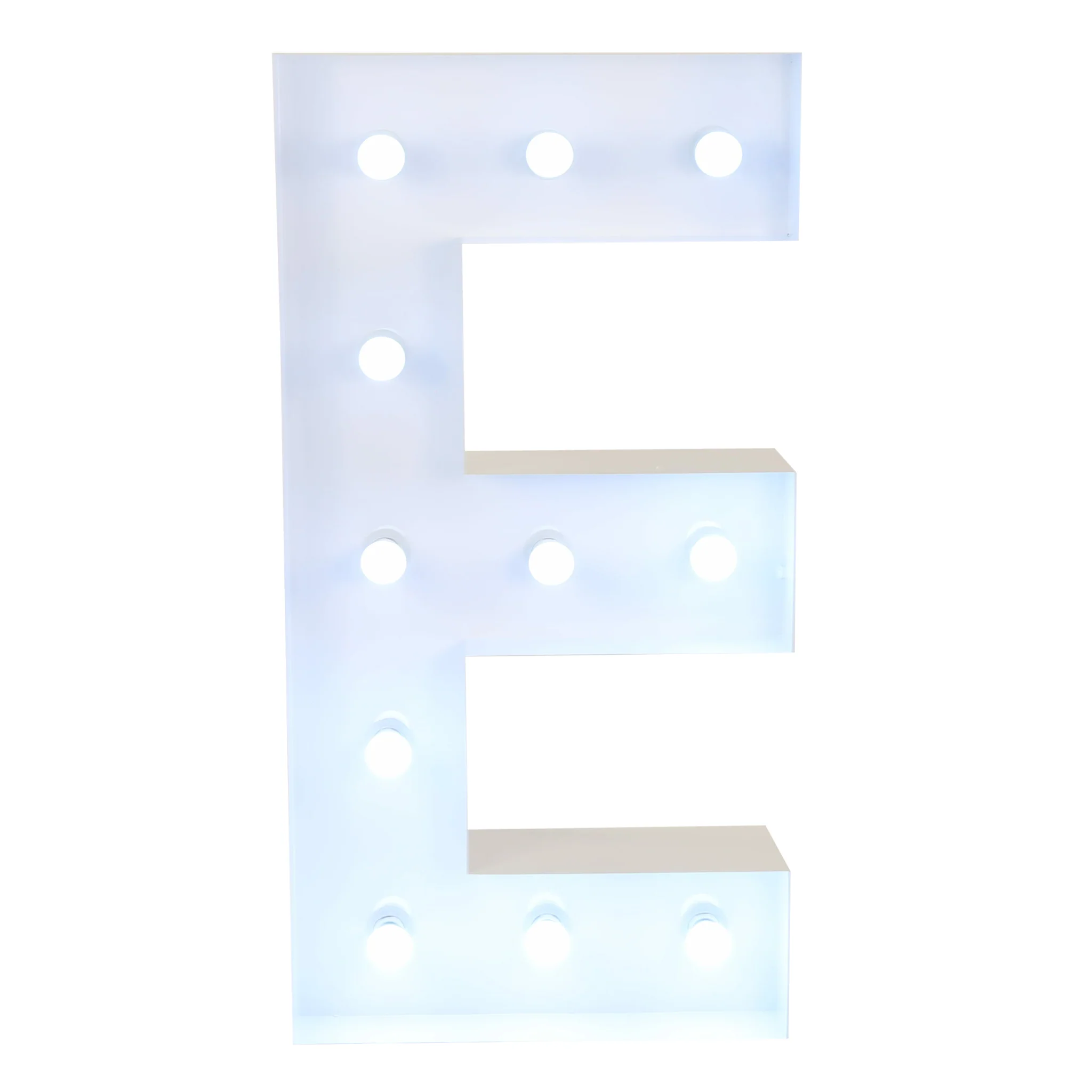 Large 4ft Tall LED Marquee Letter - E - Image 3