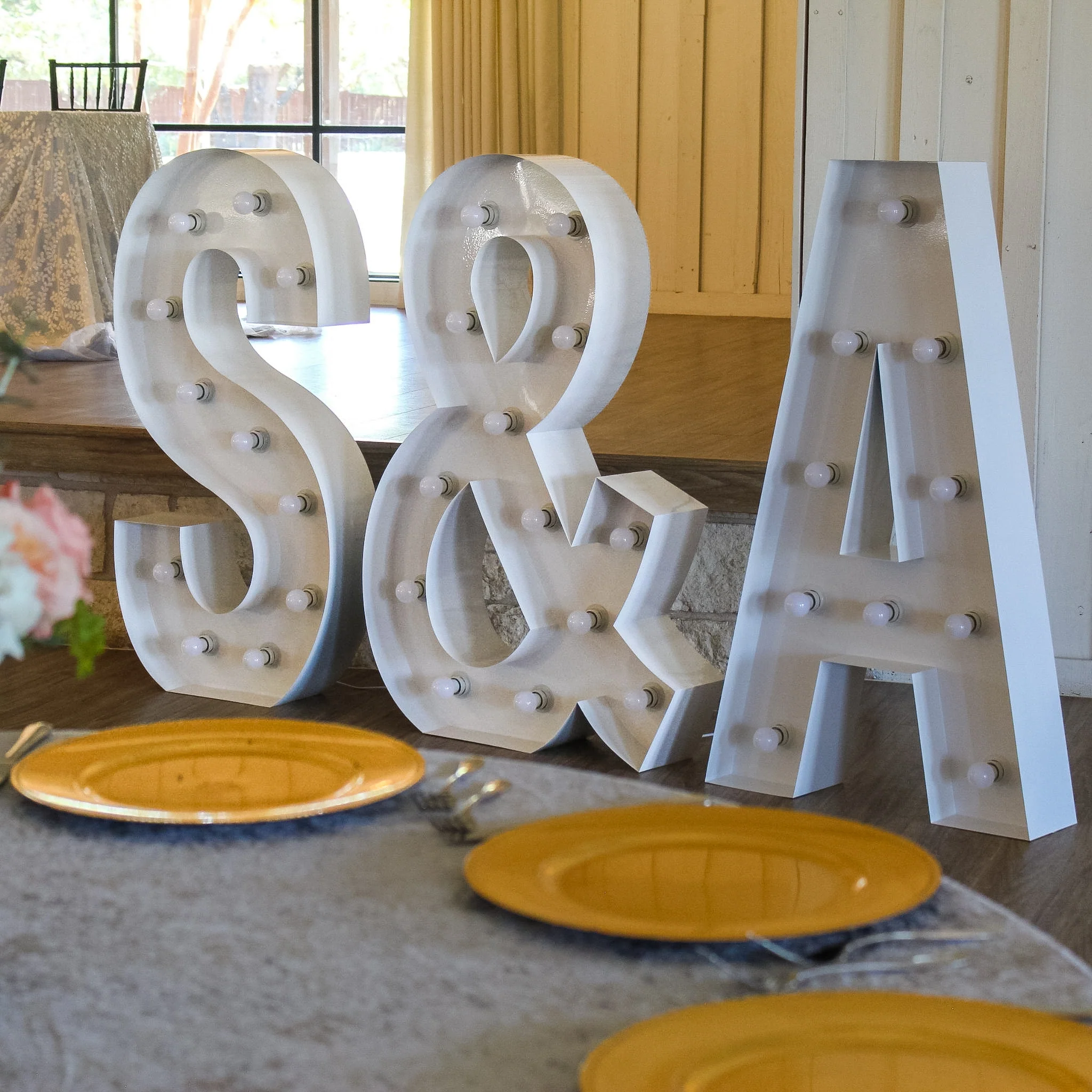 Large 4ft Tall LED Marquee Letter - S - Image 4