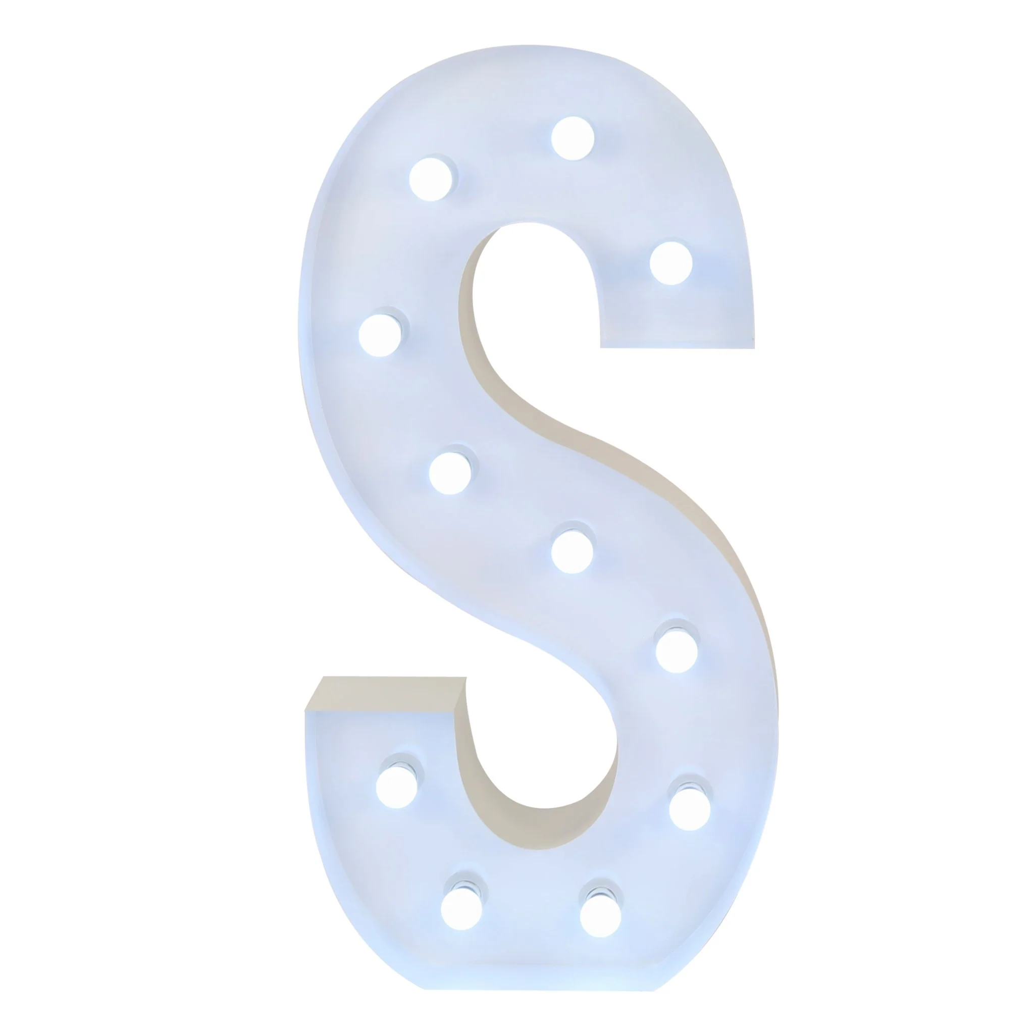 Large 4ft Tall LED Marquee Letter - S - Image 6