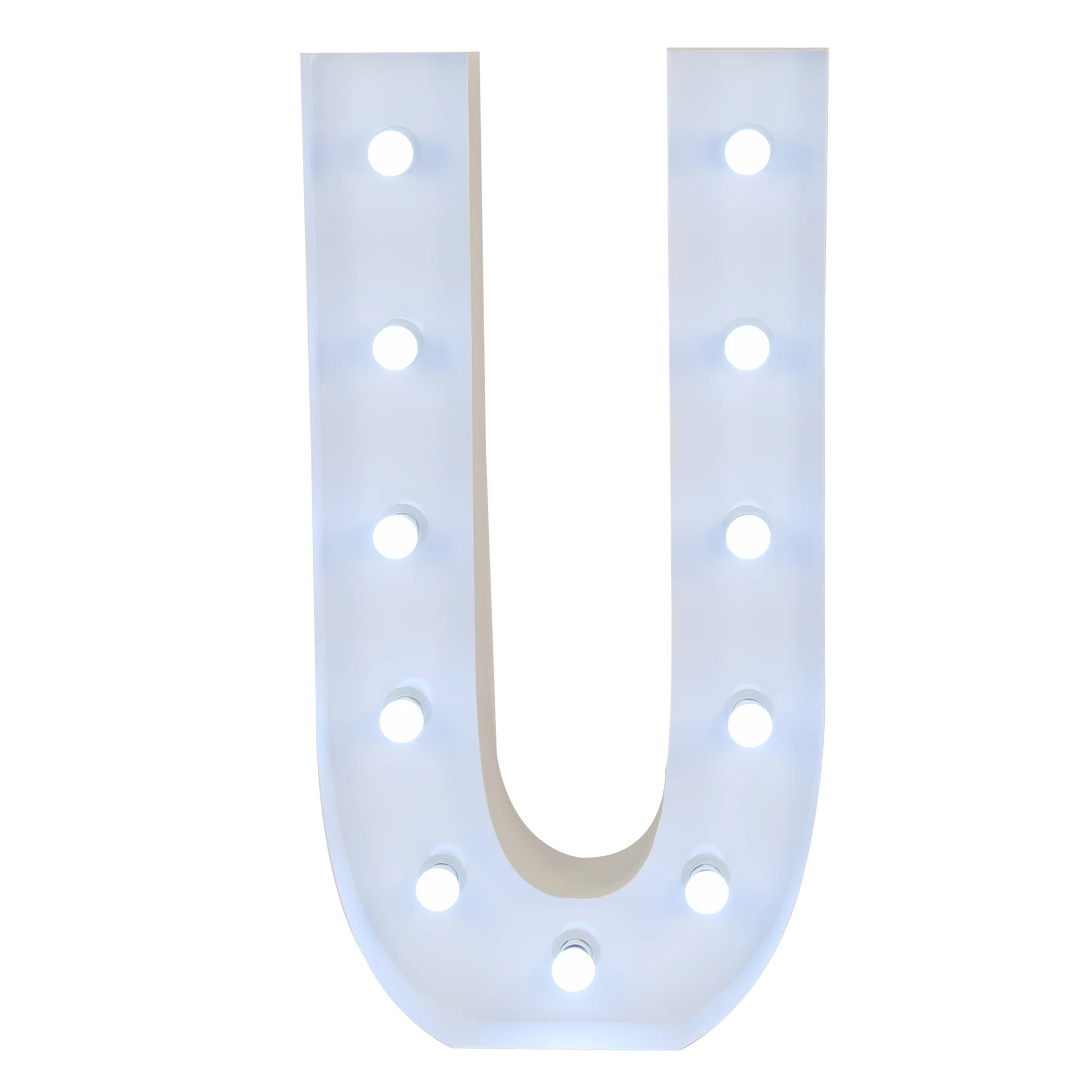 Large 4ft Tall LED Marquee Letter - U - Image 3
