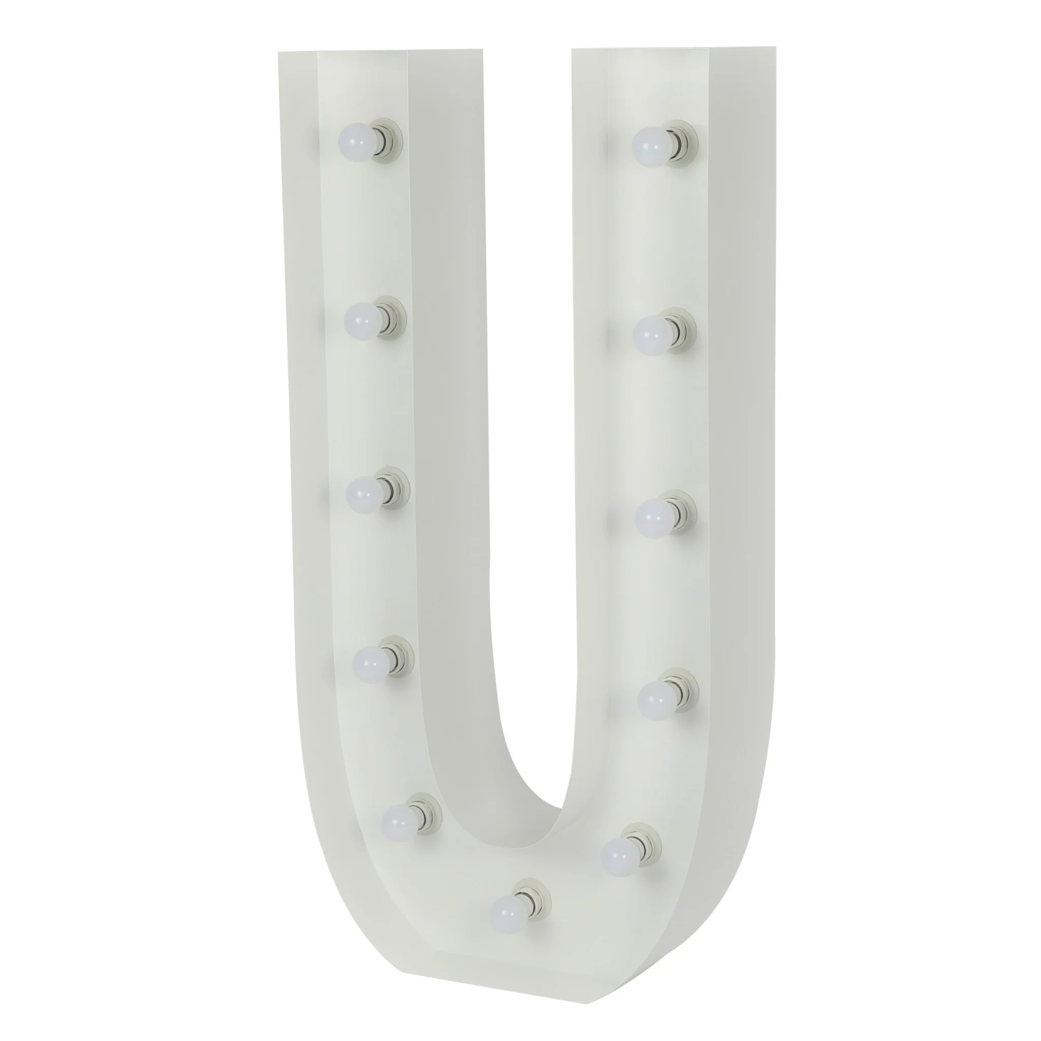 Large 4ft Tall LED Marquee Letter - U - Image 4