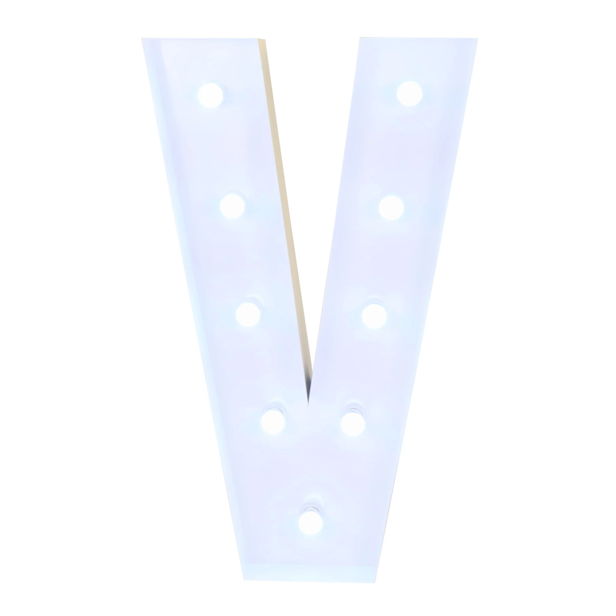 Large 4ft Tall LED Marquee Letter - V - Image 2