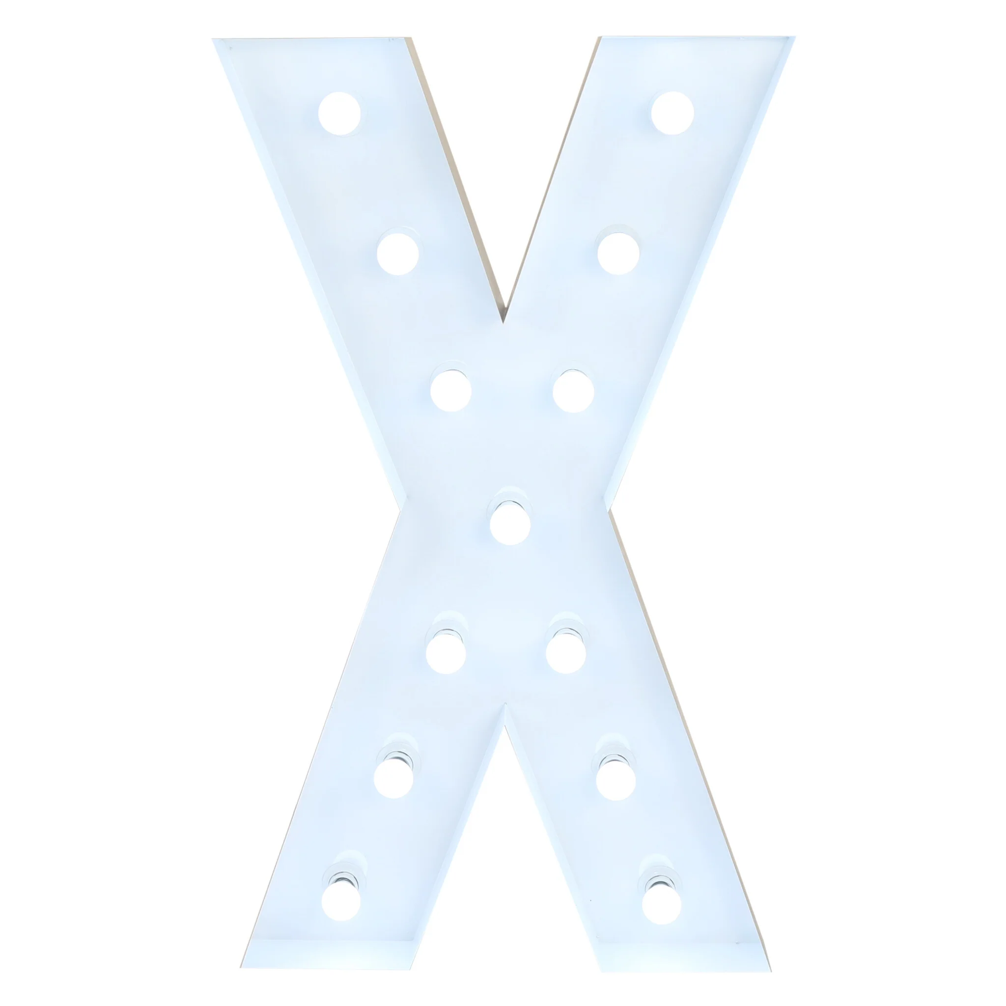 Large 4ft Tall LED Marquee Letter - X - Image 2